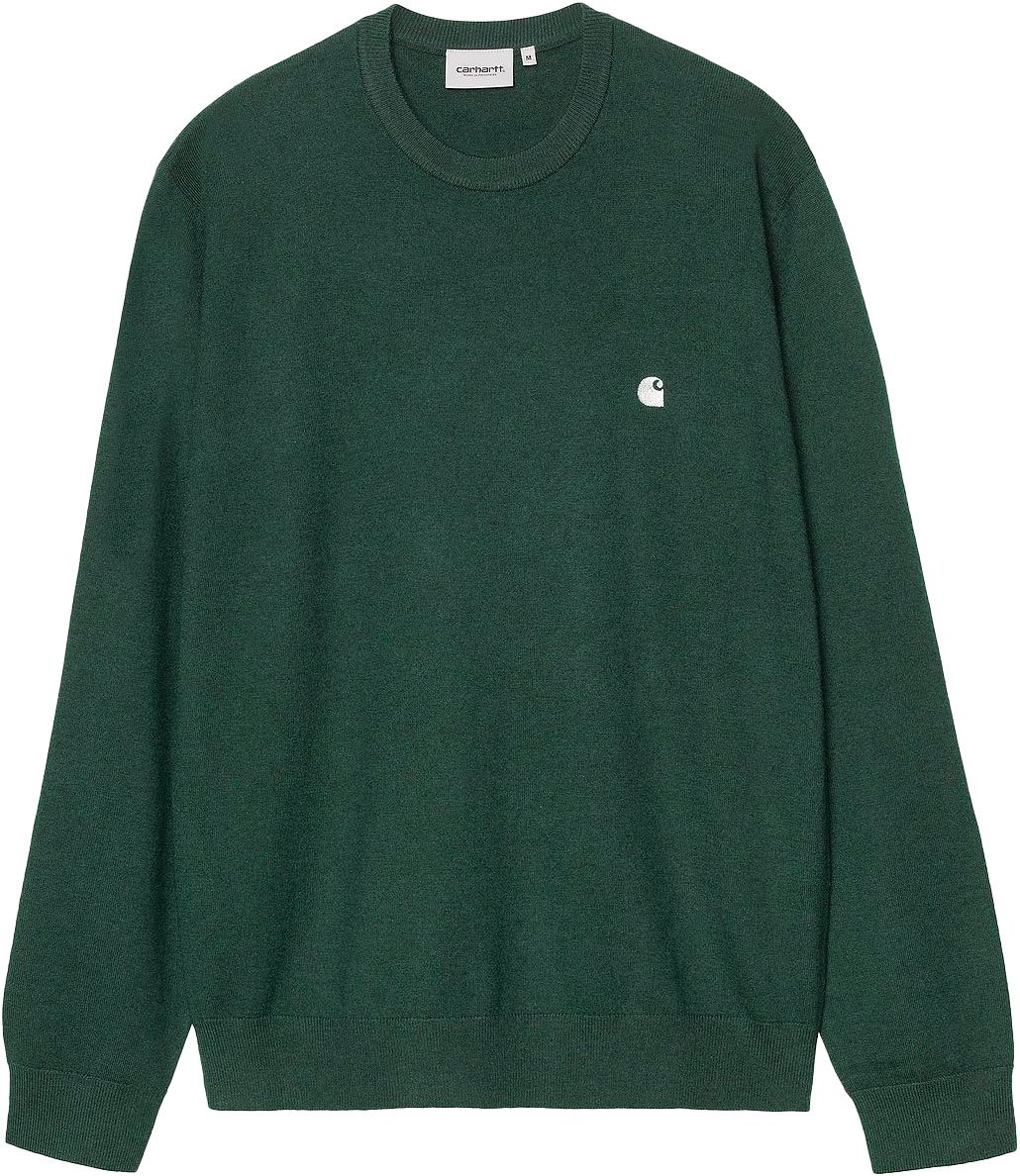 Madison Sweater Dark Scarab Wax + Carhartt WIP