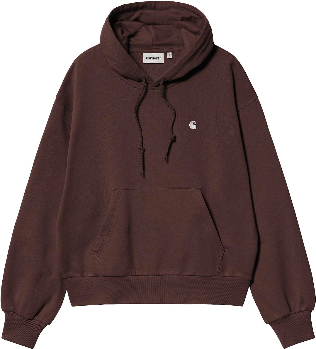 W' Hooded Casey Sweatshirt Palisander Silver + Carhartt WIP