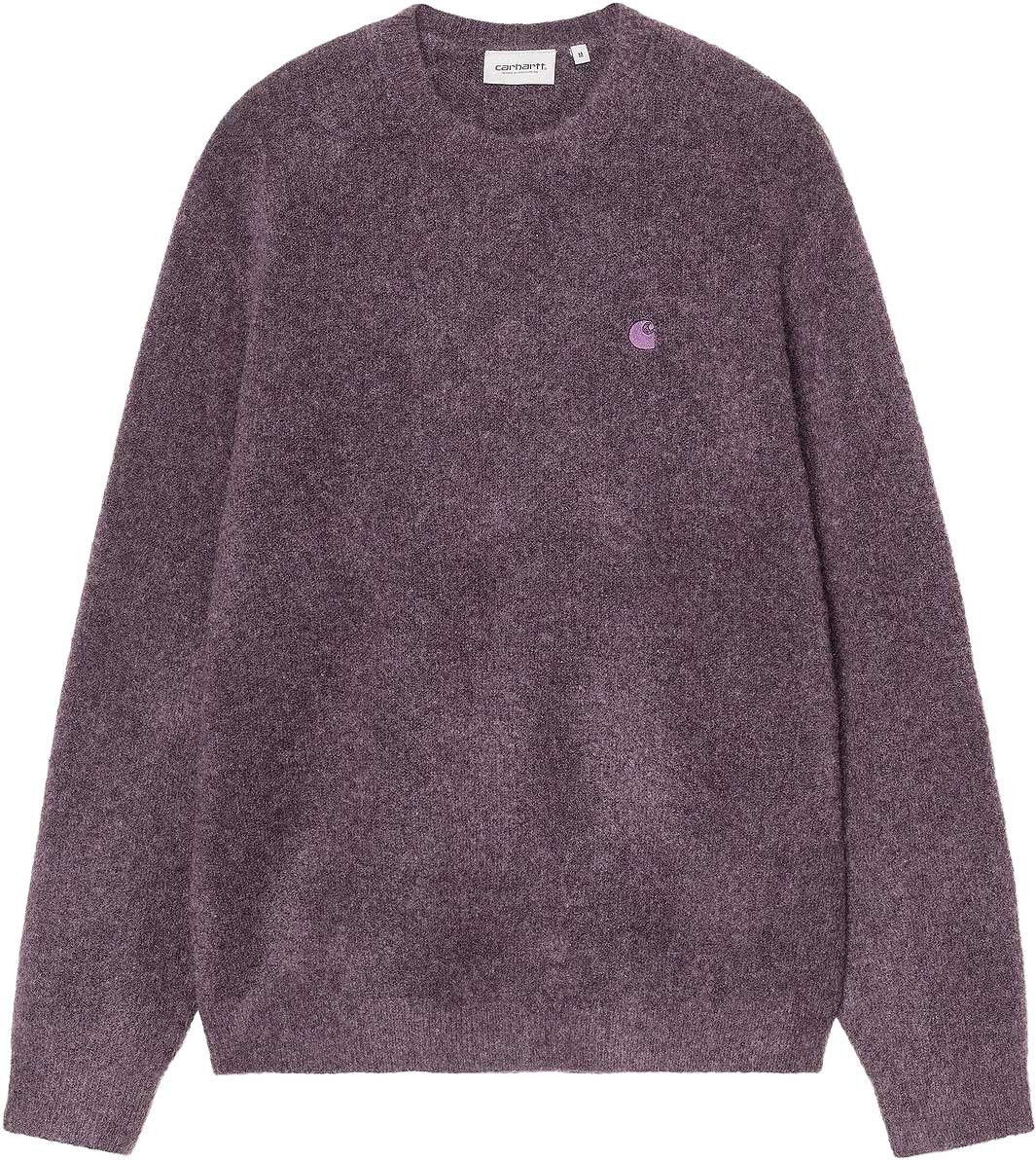 Curtis Sweater Tangled Shady Purple + Carhartt WIP