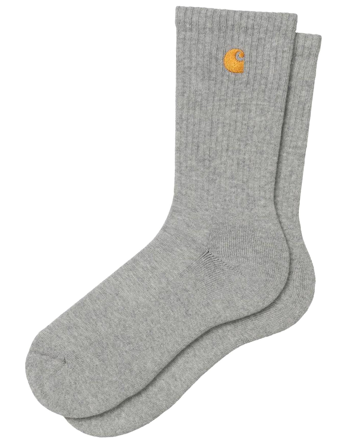 Chase Socks Grey Heather Gold + Carhartt WIP