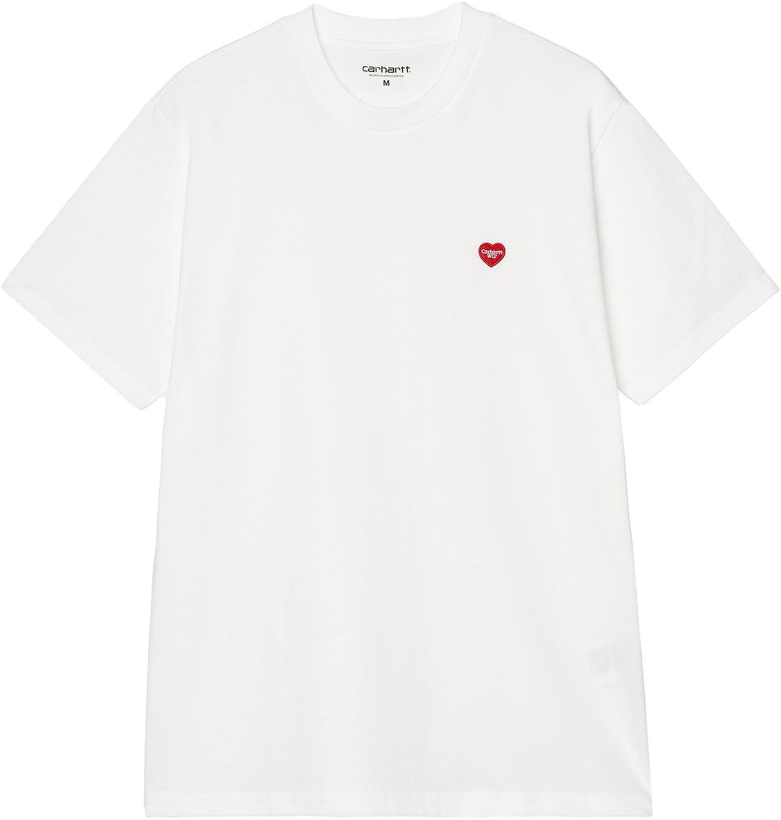 S/S Small Heart T-Shirt White / Red + Carhartt WIP