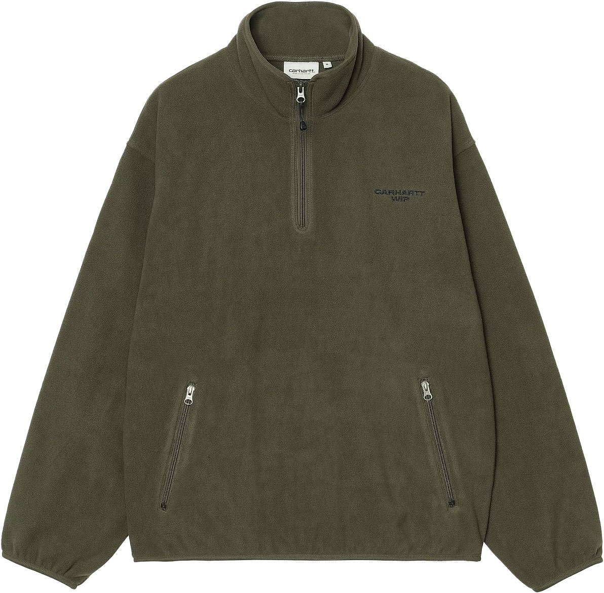 Edmore Half Zip Sweat Fleece Cypress Black + Carhartt WIP
