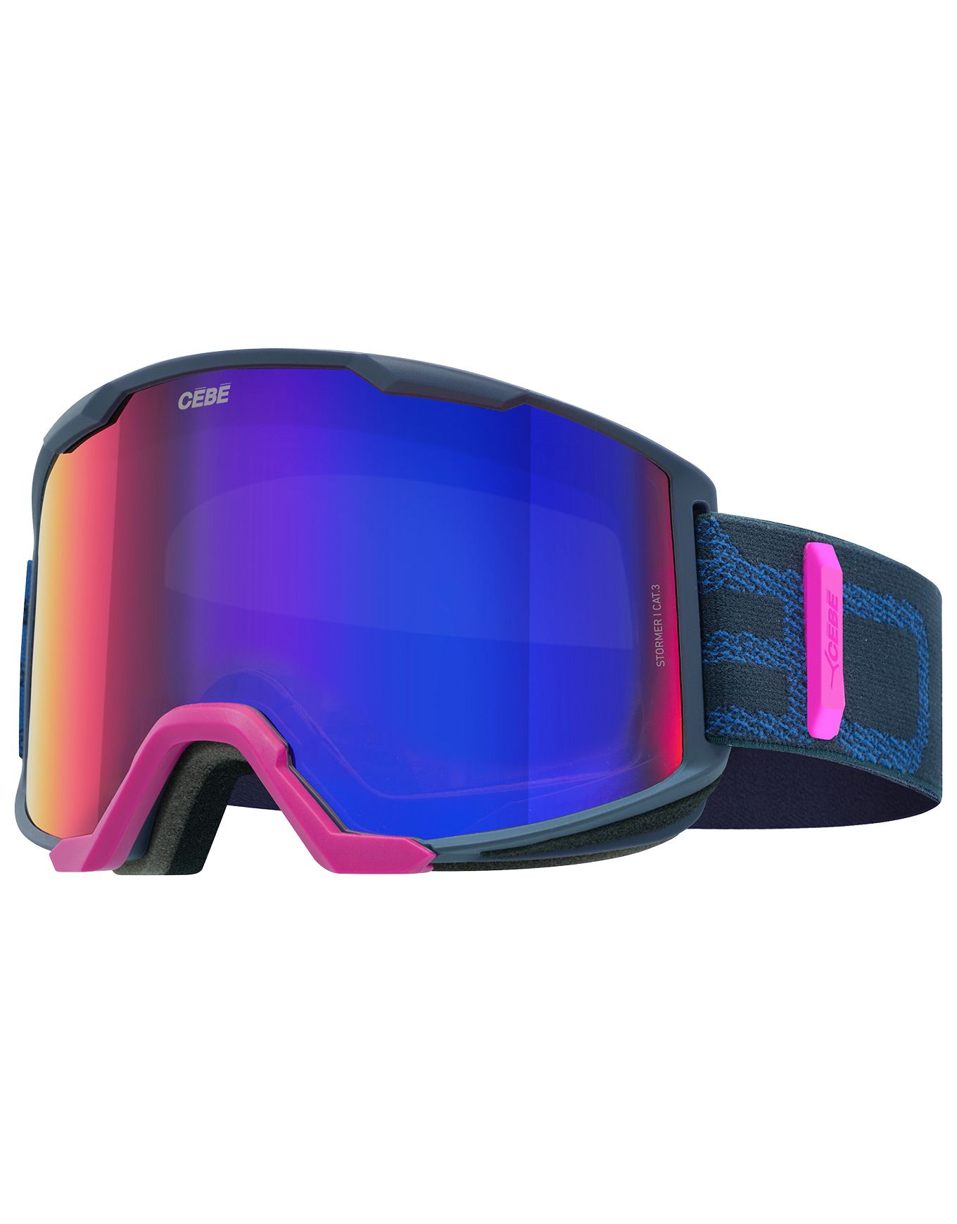Stormer Navy Purple Purple Red Flash Revo Cat.3 + Cébé