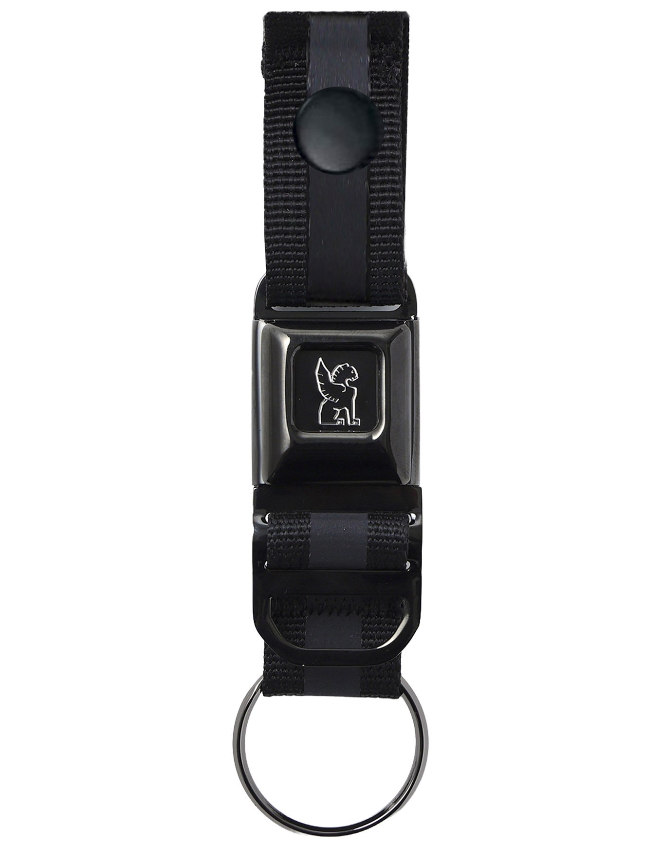 Mini Buckle Key Chain Black Chrome + Chrome Industries
