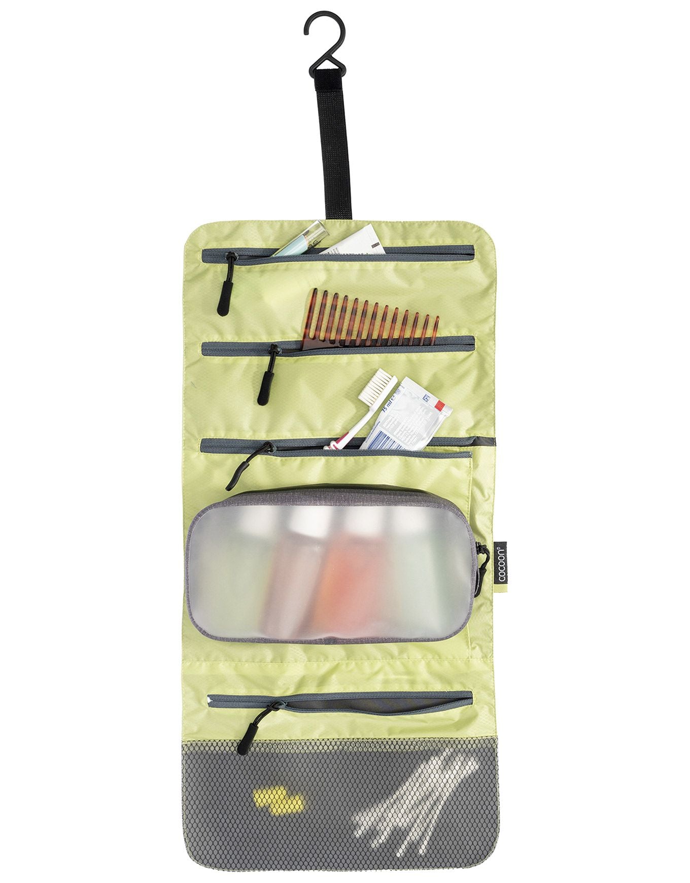 Hanging Toiletry Kit Minimalist Light Star Grey/Wild Lime + Cocoon