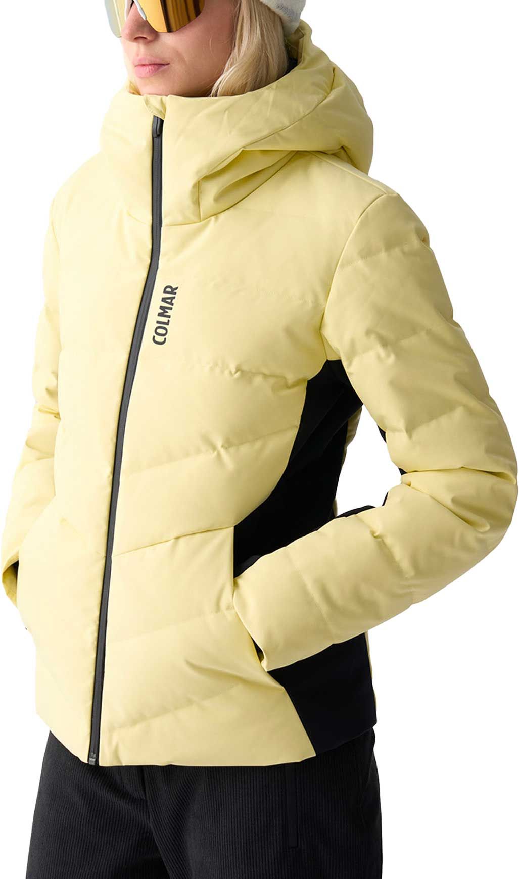 Ladies Ski Down Jacket Vanilla Black + Colmar