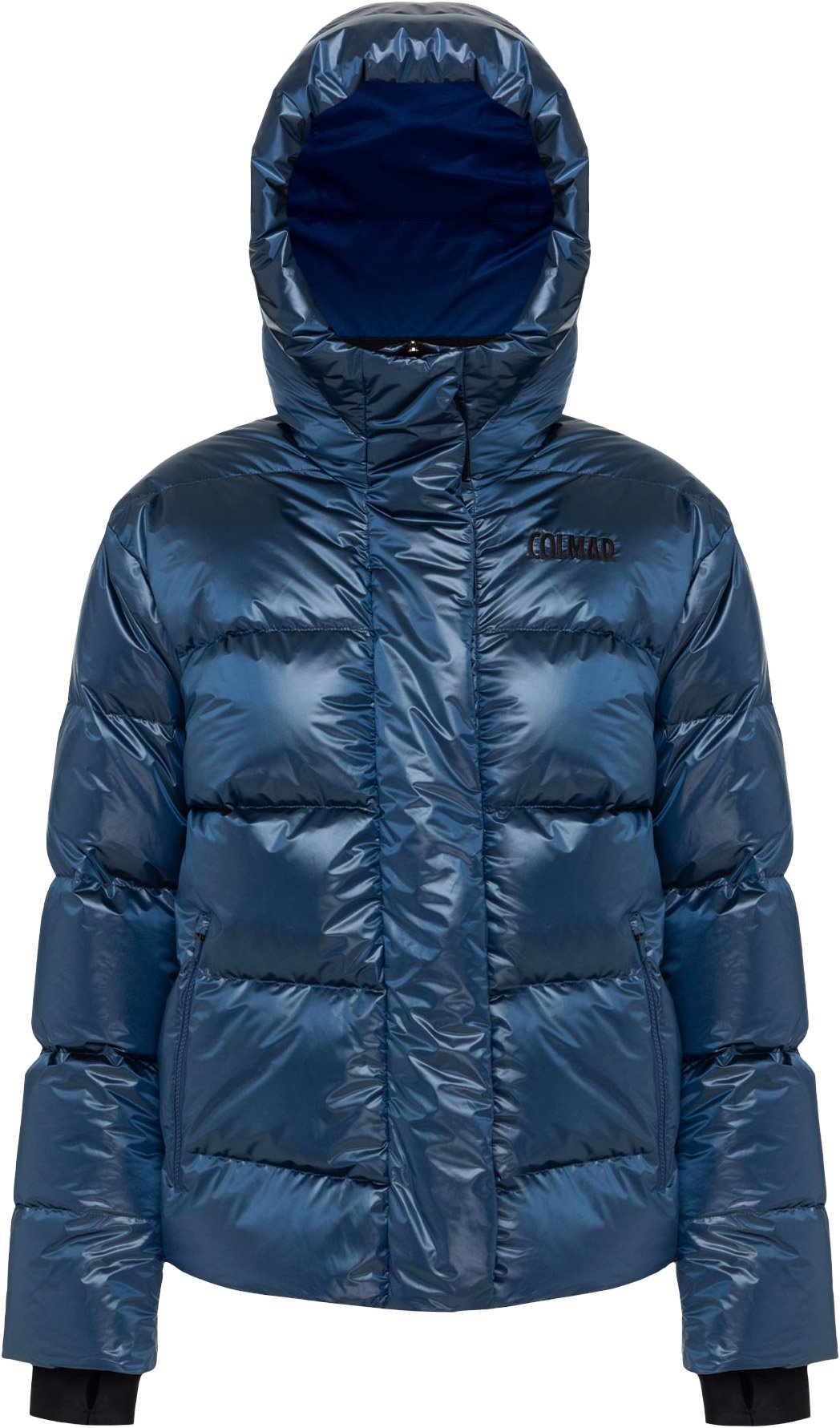 Ladies Down Jacket Ski Puffy Midnight + Colmar