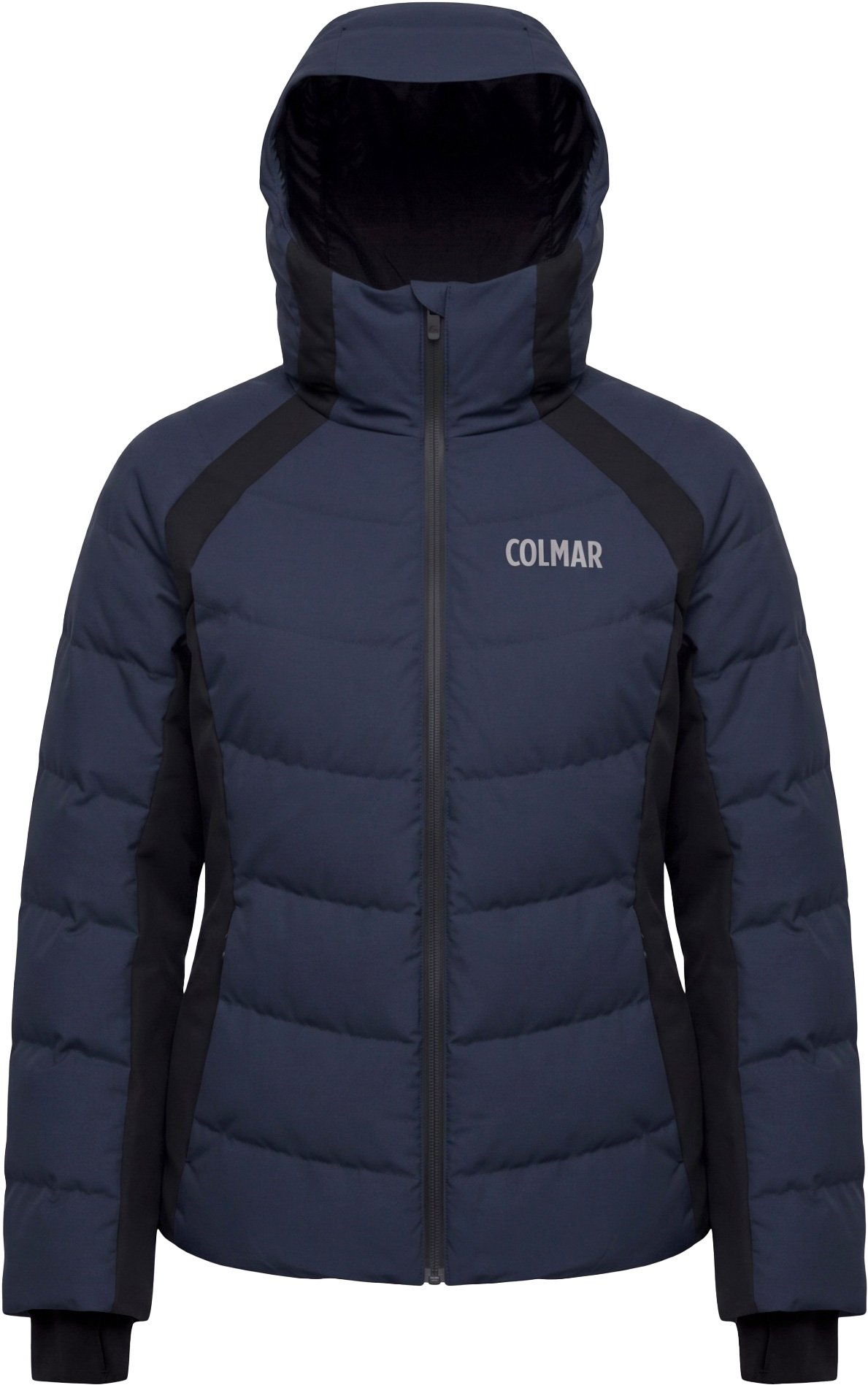 Ladies Down Jacket Ski Shaping Navy Blue Black + Colmar