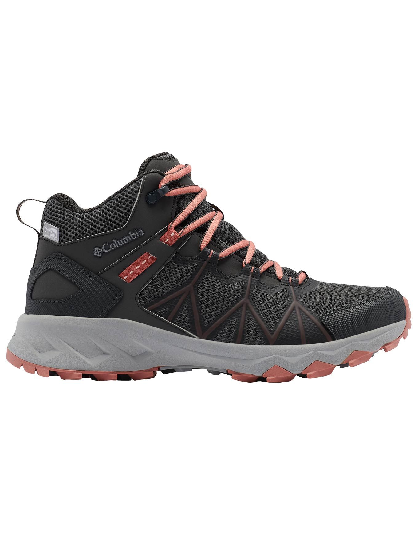 Peakfreak Ii Mid Outdry Dark Grey Dark Coral + Columbia