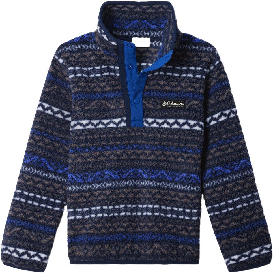 Helvetia™ II Printed Half Snap Fleece Columbia Grey Madr, Mount Blu + Columbia