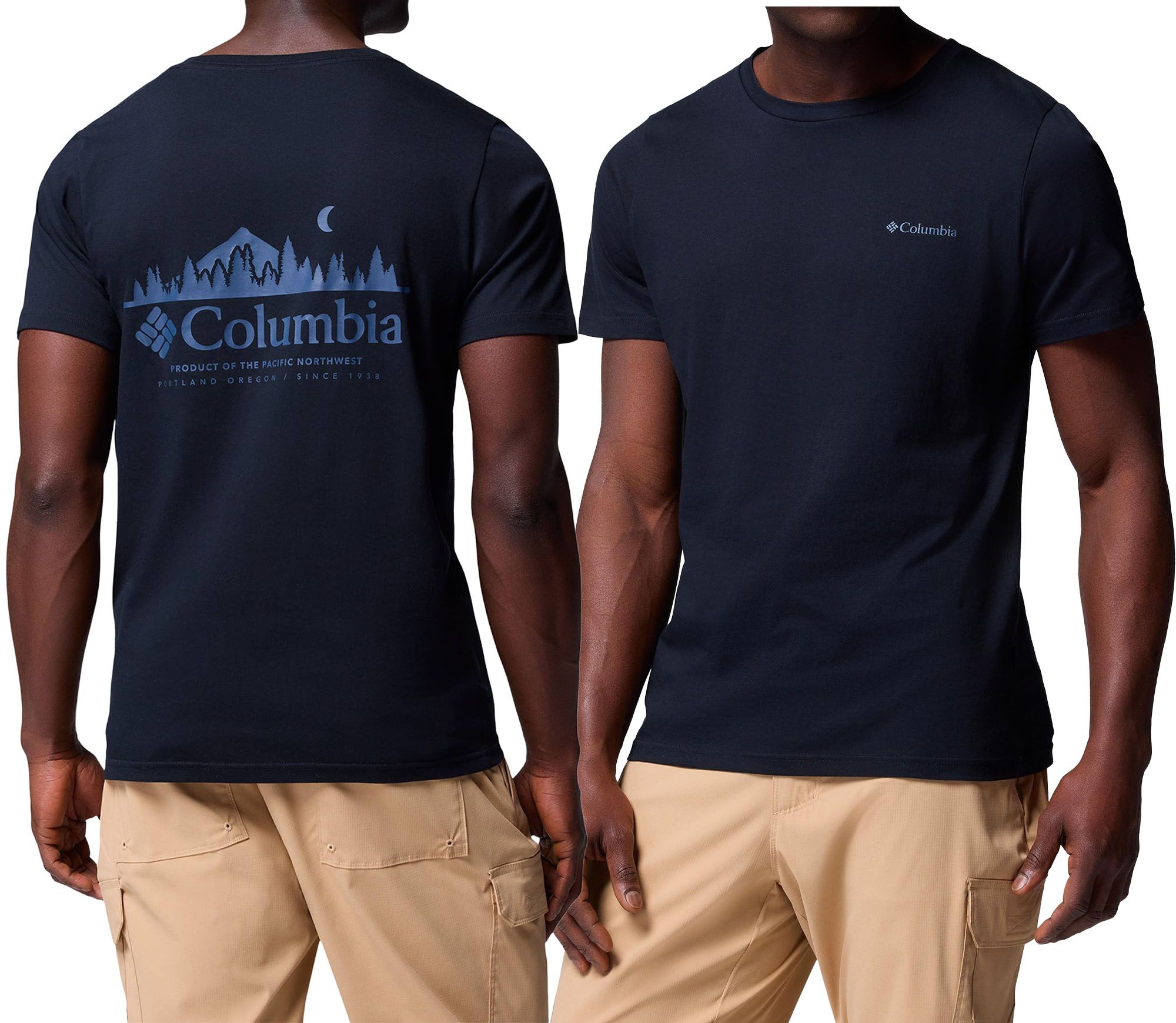 Rapid Ridge Back Graphic Tee II Black Heavenly Horizons + Columbia