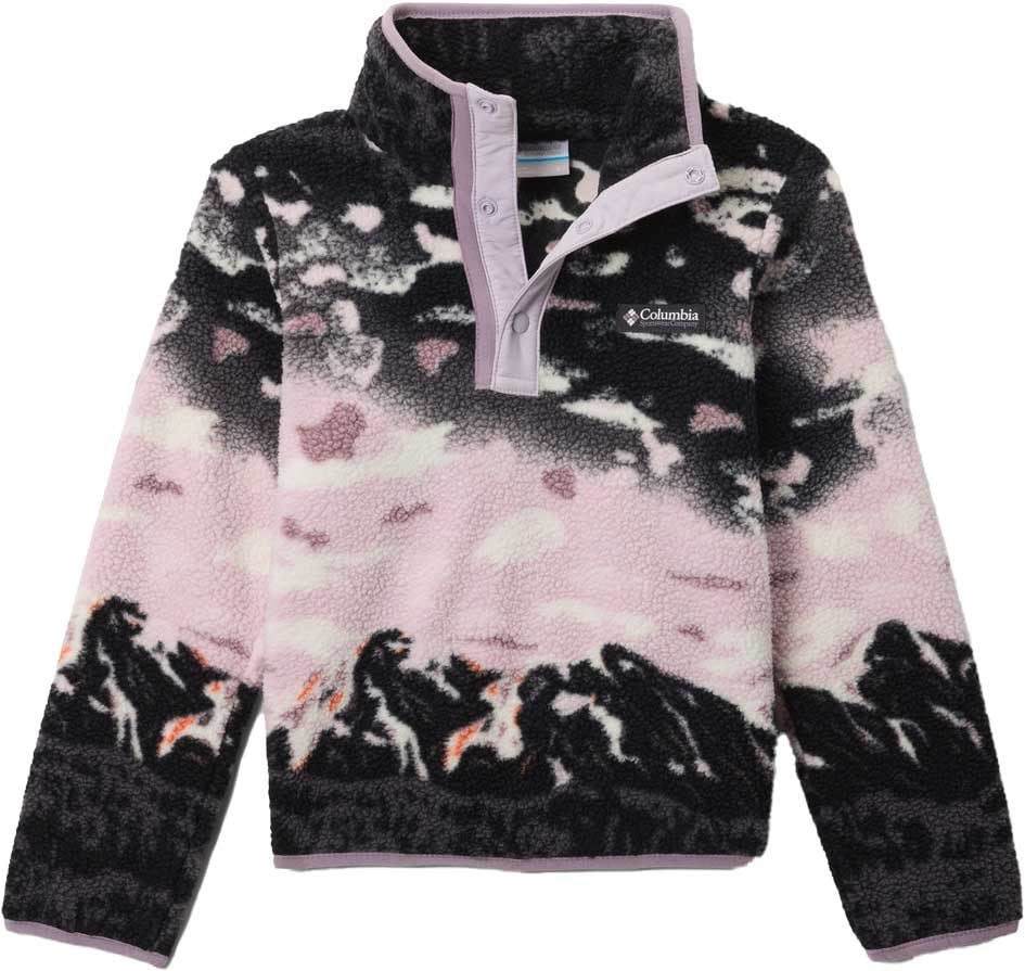 Helvetia II Printed Half Snap Fleece Shale Prpl Sstrs Lvndr Prl + Columbia