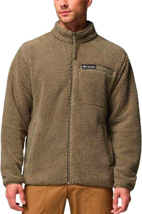 Rugged Ridge High Pile Full Zip Stone Green + Columbia