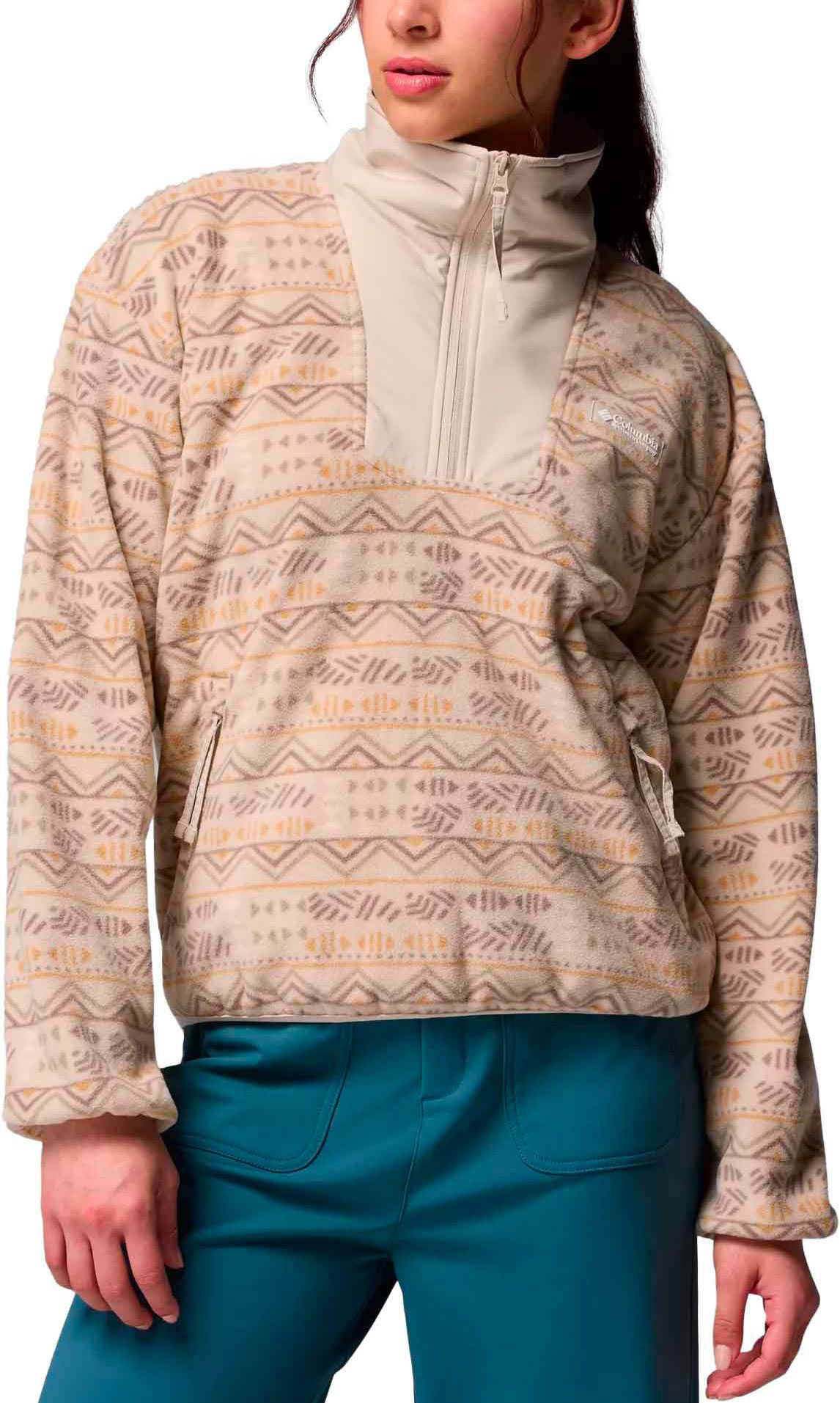 Columbia Sequoia Grove Printed Half Zip Dark Stone Horizons Dames ...