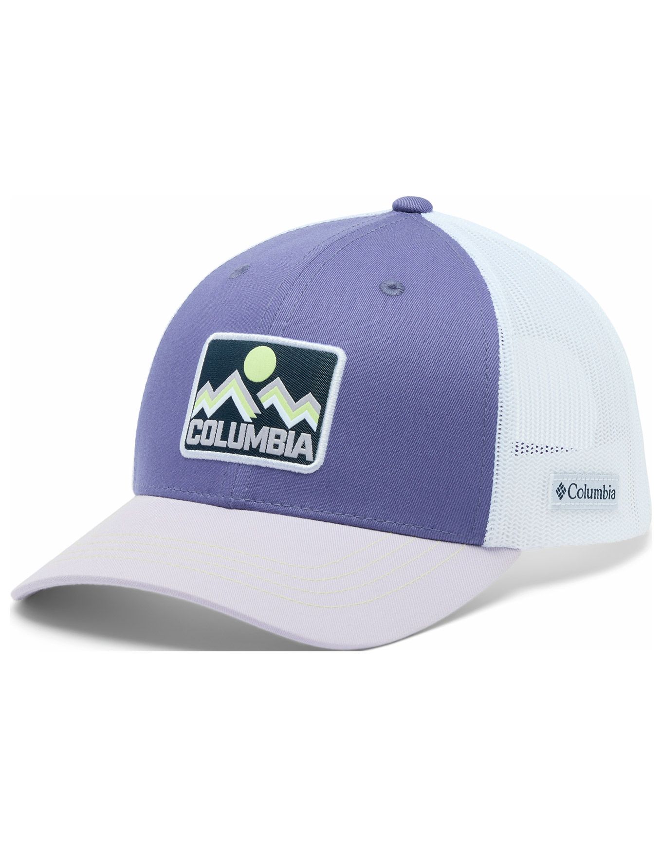 Columbia Youth Snap Back Stormwatch Lavender Pearl White + Columbia