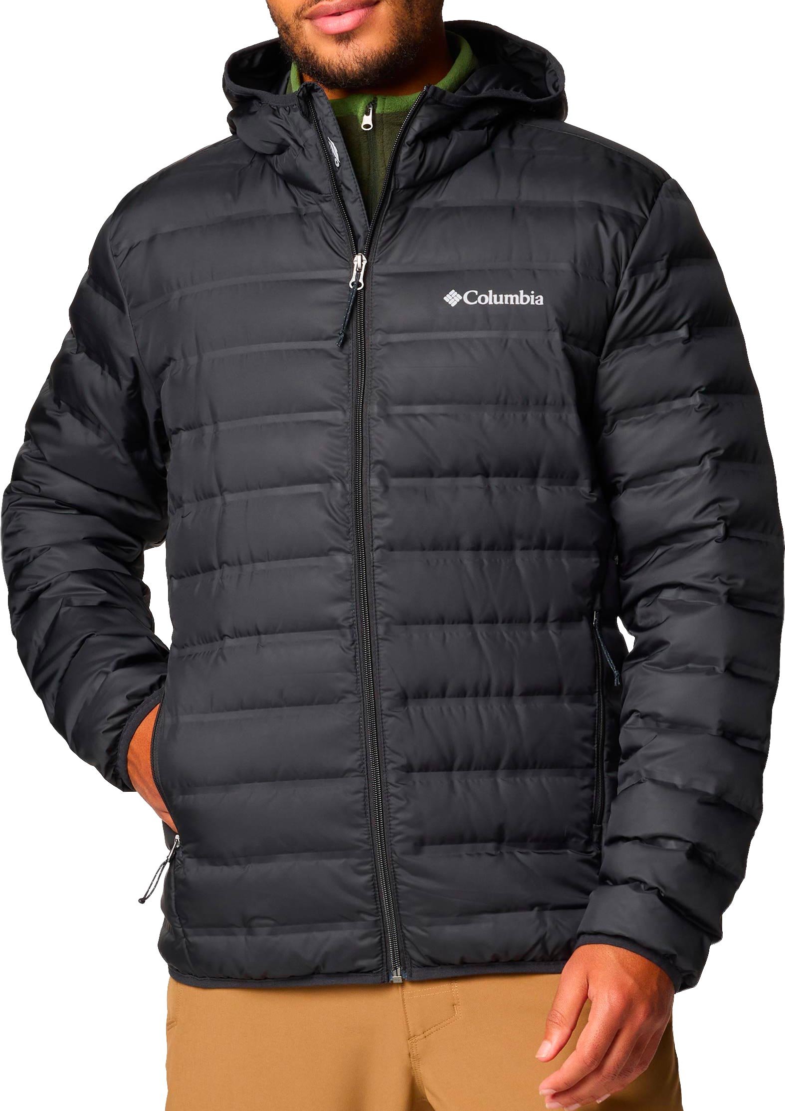 Lake 22 II Down Hooded Jacket Black + Columbia