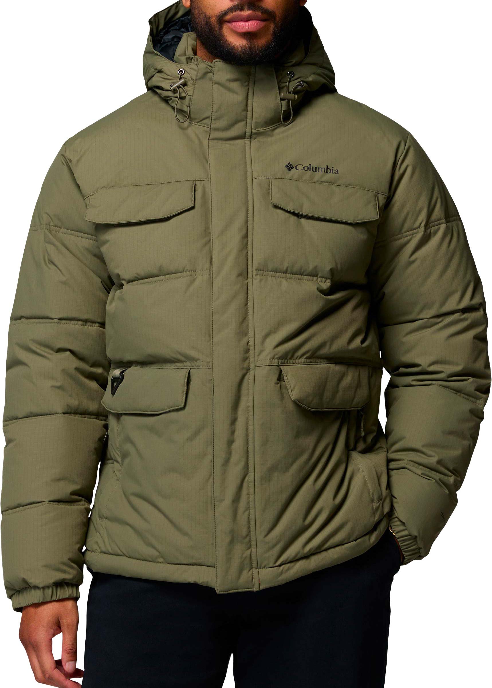 Landroamer Puffer Jacket Stone Green + Columbia