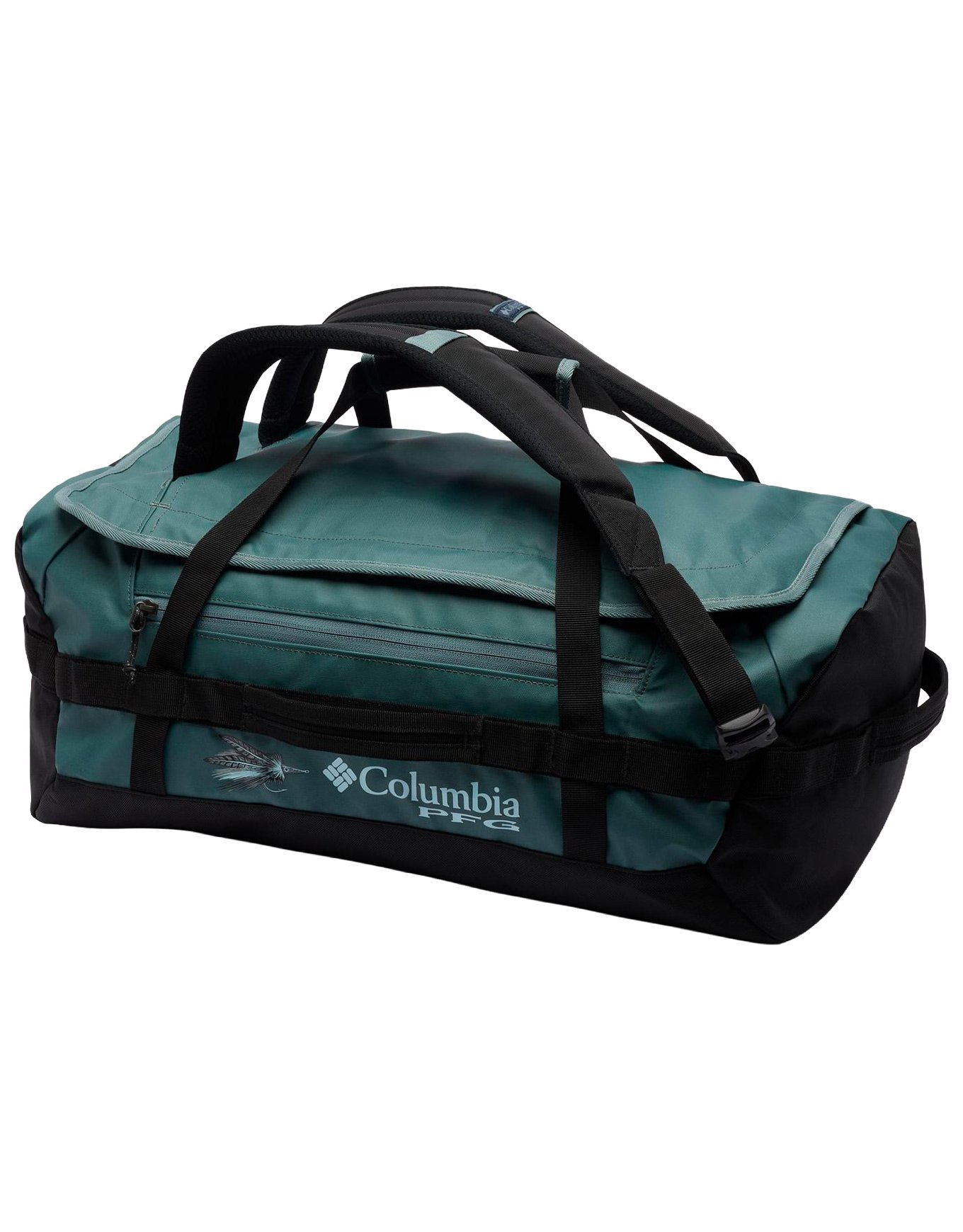 Landroamer 40L Duffel Metal Black + Columbia