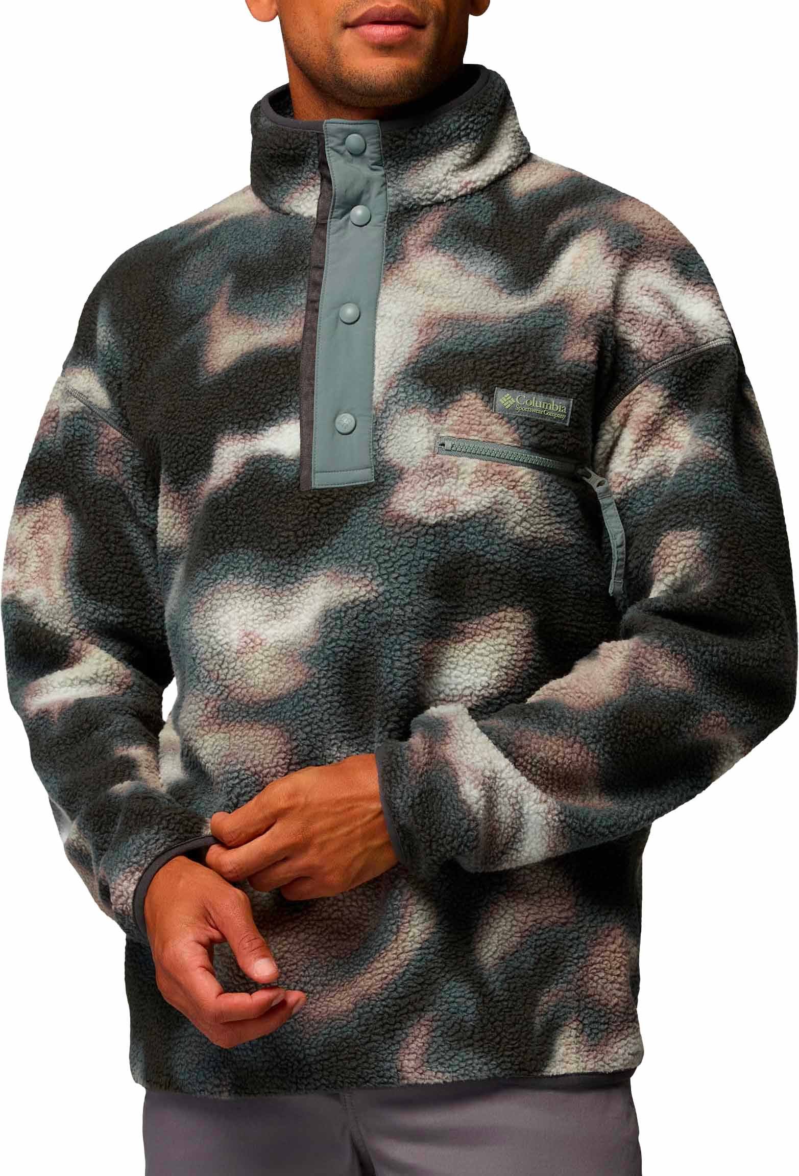 Helvetia II Printed Half Snap Fleece Sedona Sage Dyeflow + Columbia