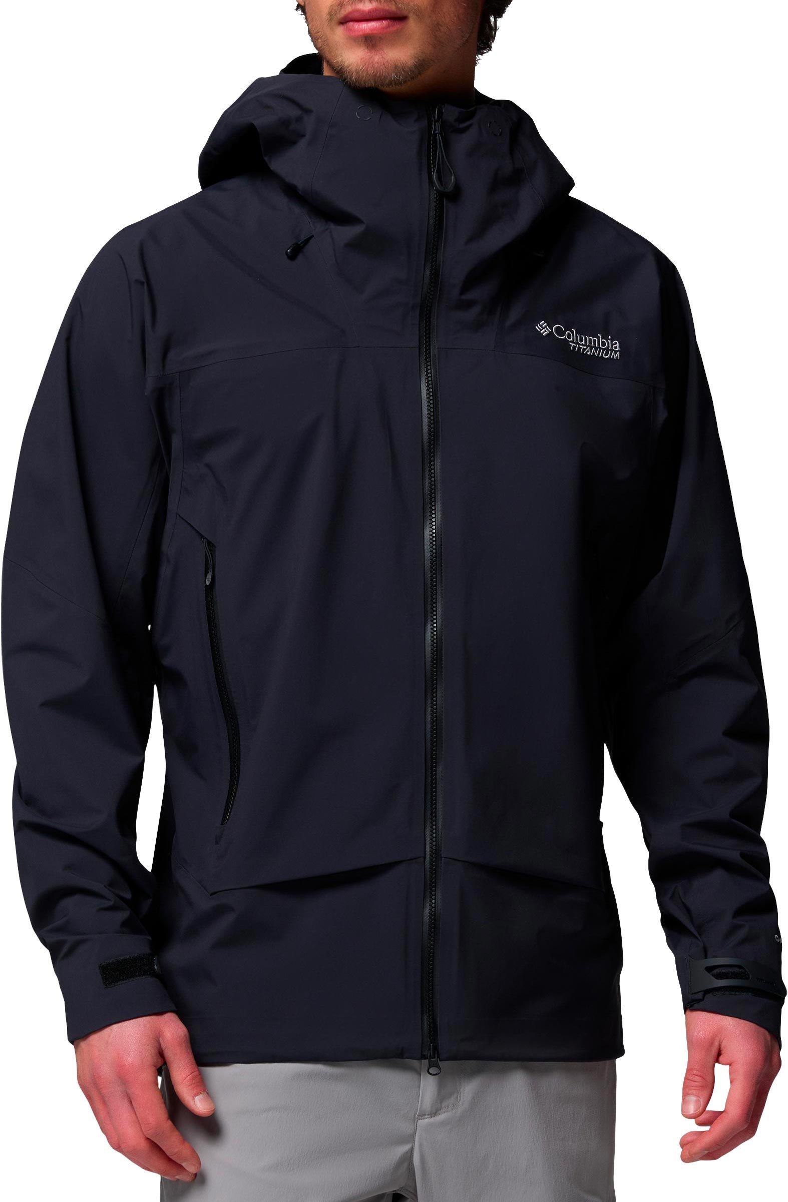 Saudan Pro 3L Shell Black + Columbia