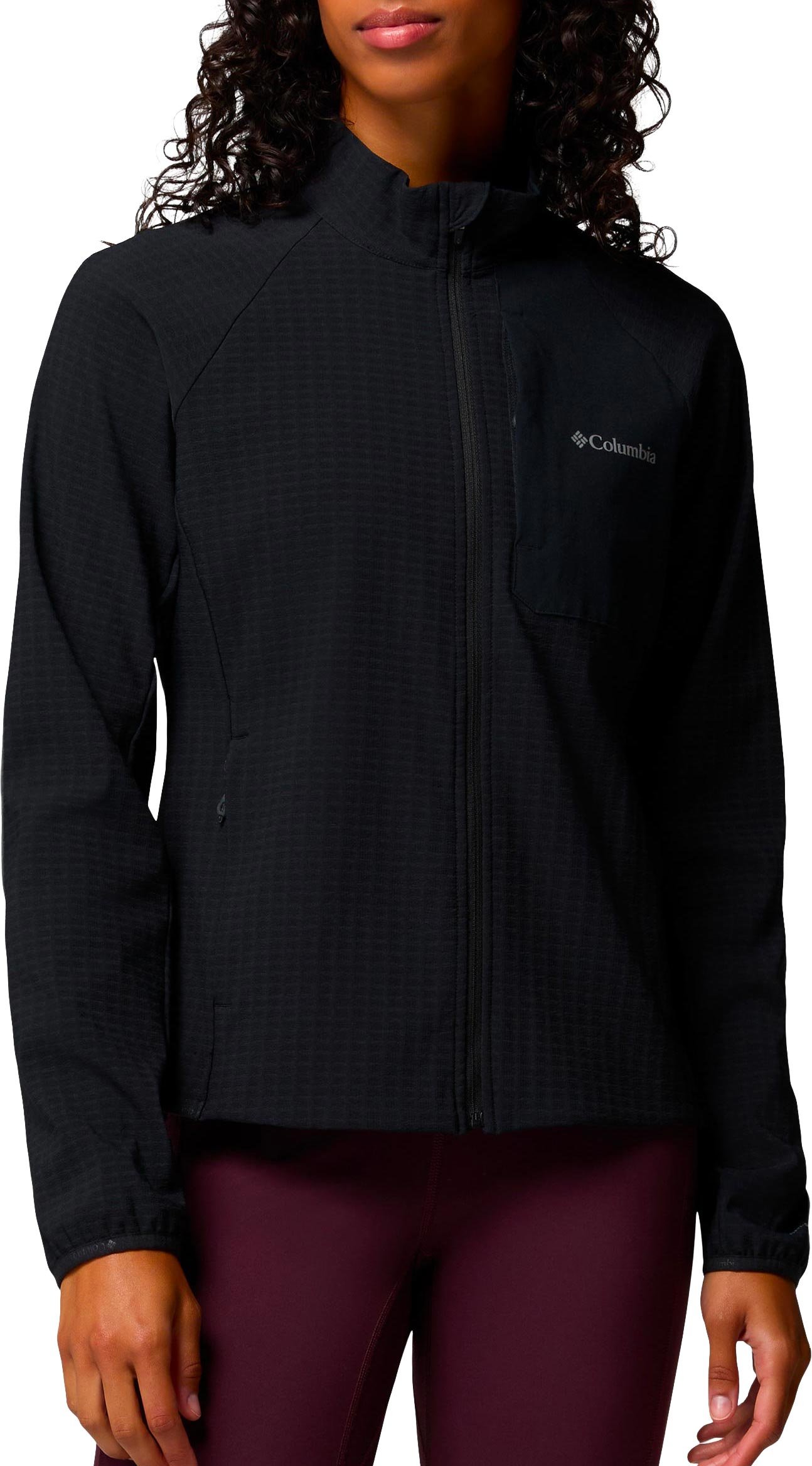 Superior Summit Grid Full Zip Black + Columbia