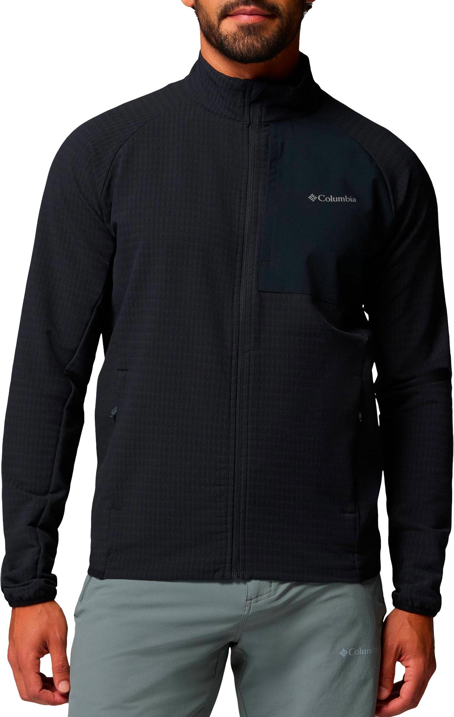 Superior Summit Grid Full Zip M Black + Columbia