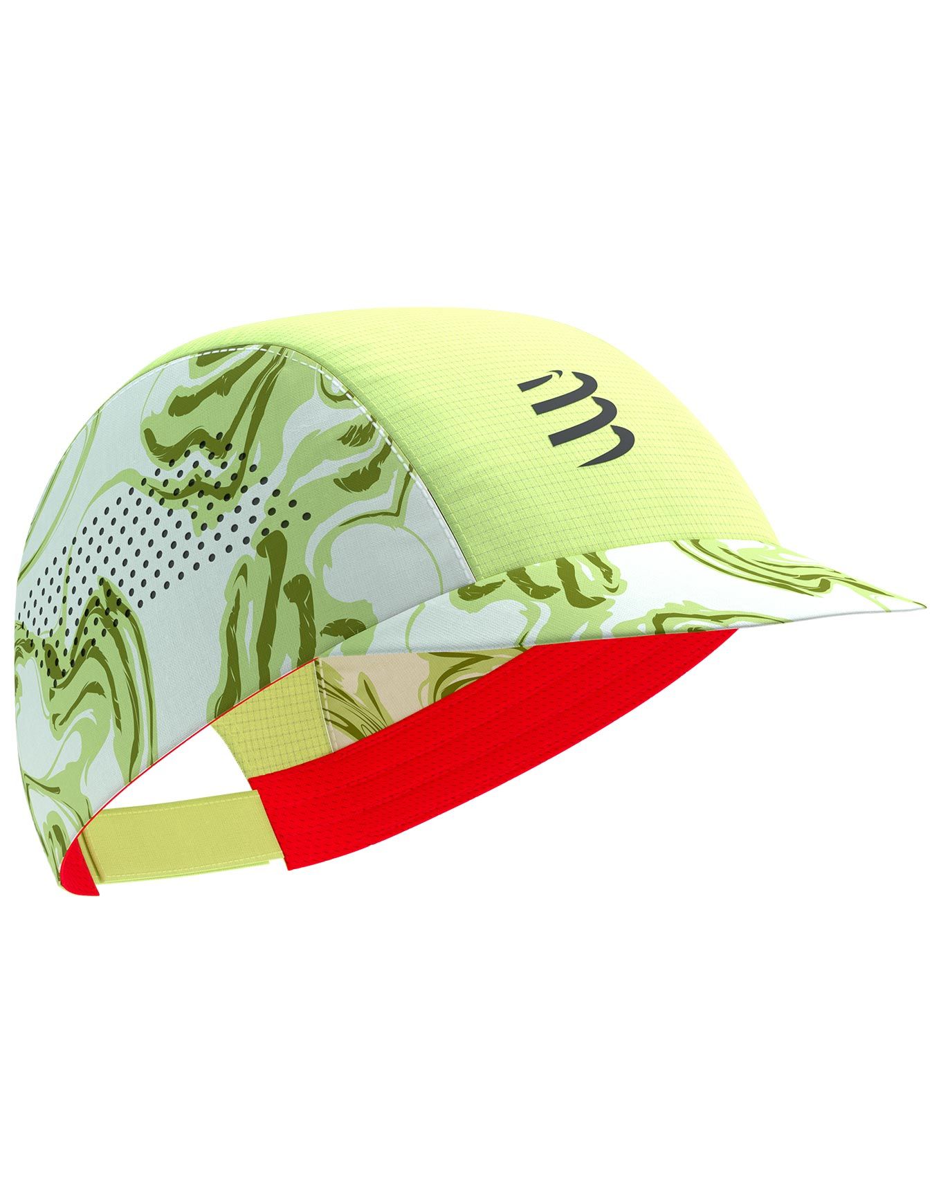 Pro Racing Cap Green Camo/Fluo Red + Compressport