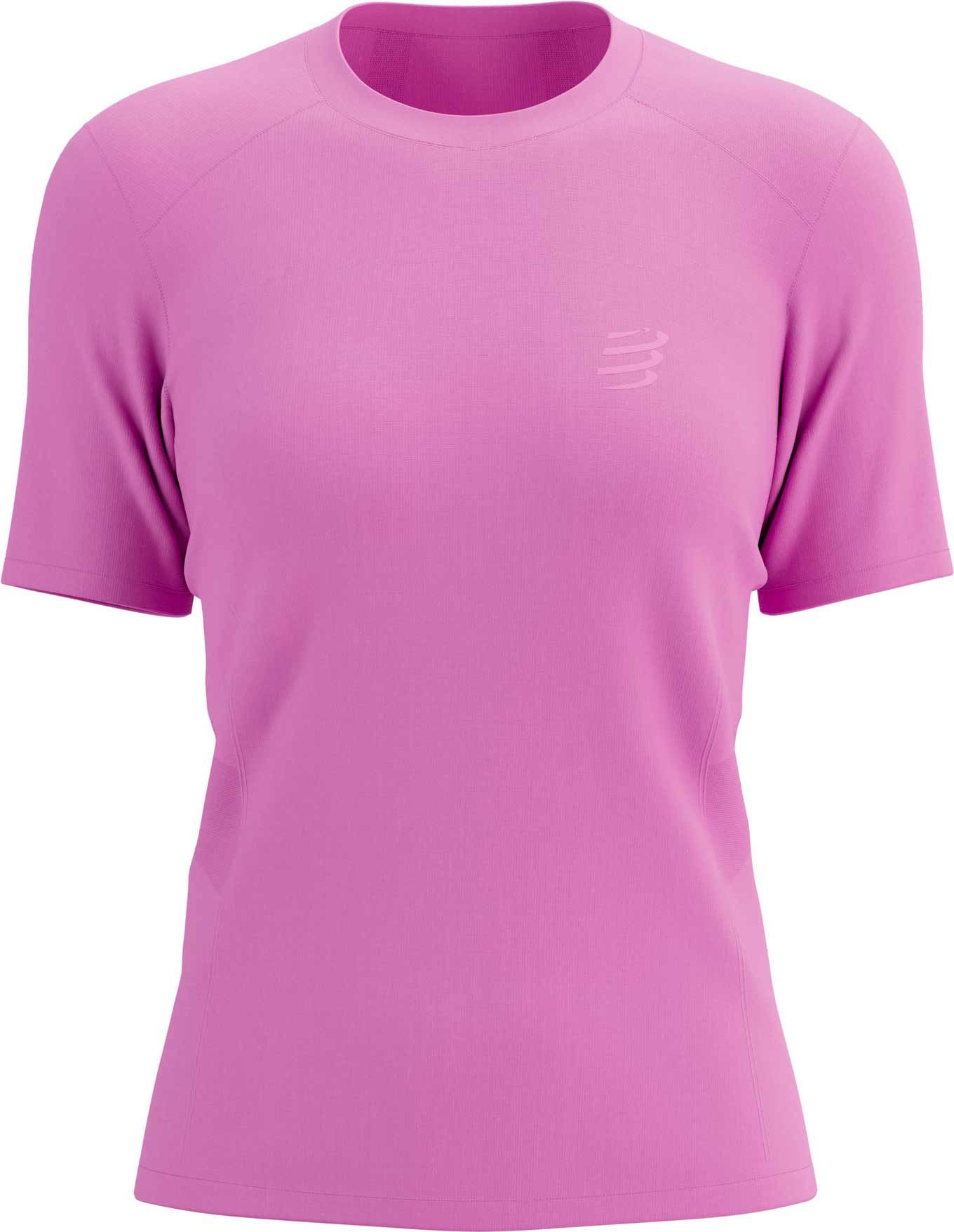 Performance Ss Tshirt W Cyclamen + Compressport