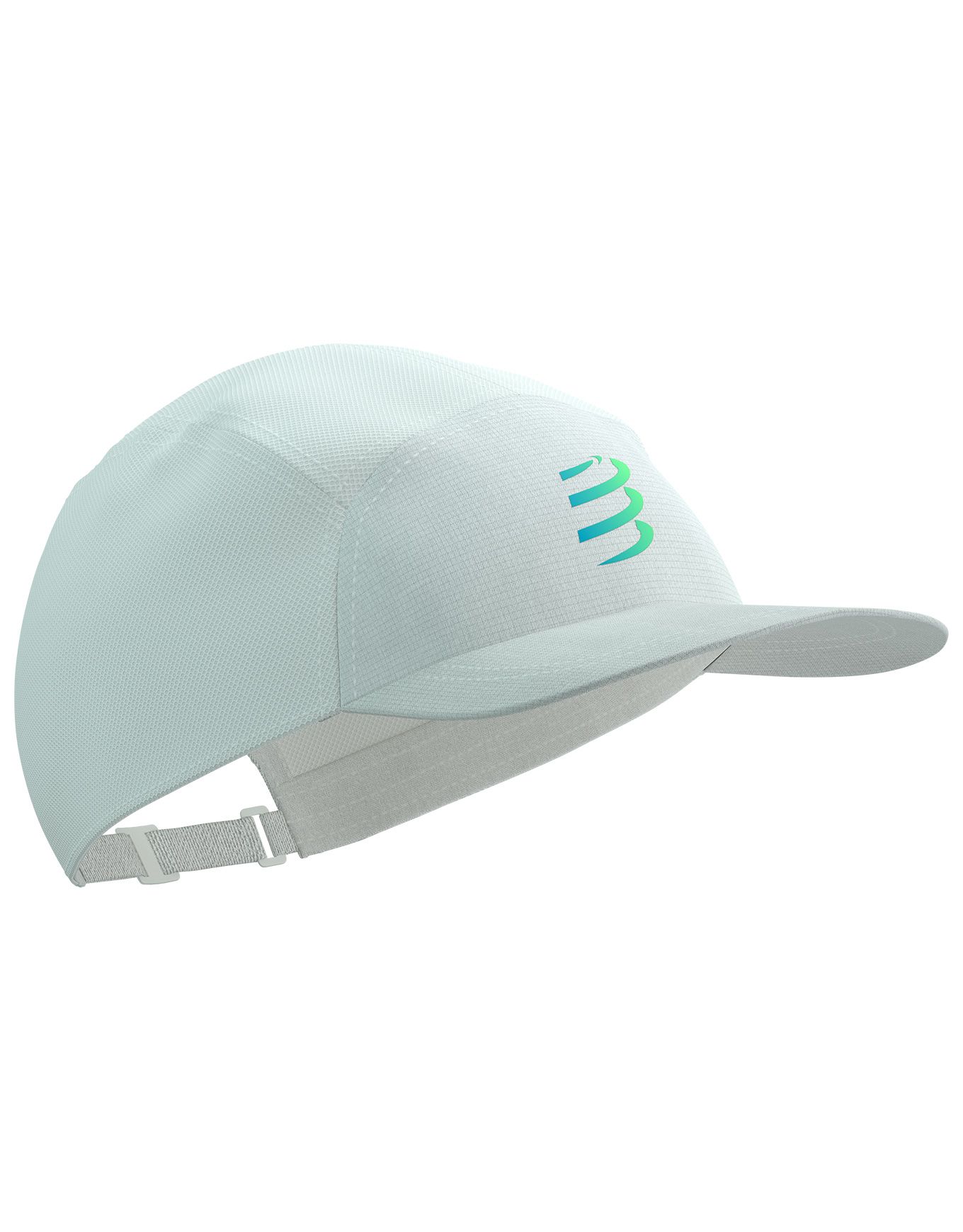 5 Panel Cap Star White/Blue-Green + Compressport