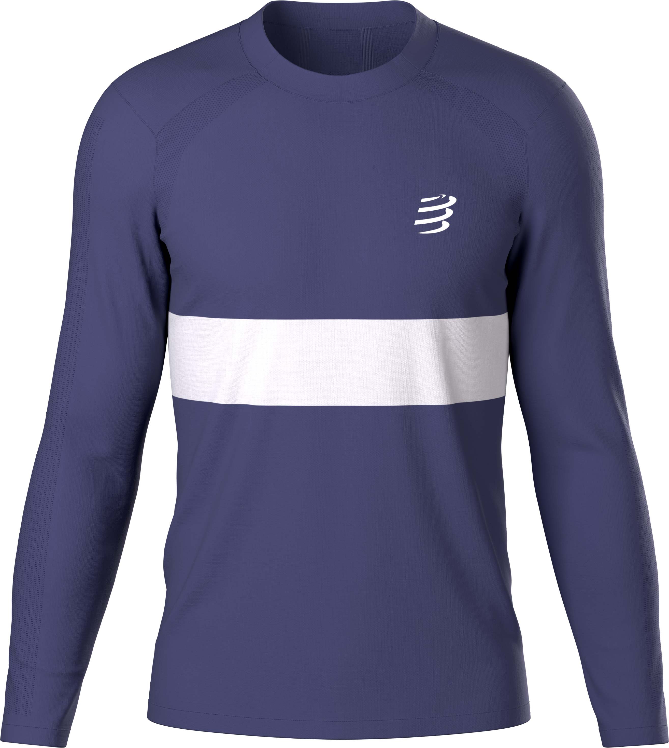 Performance LS Tshirt M Peacoat White + Compressport