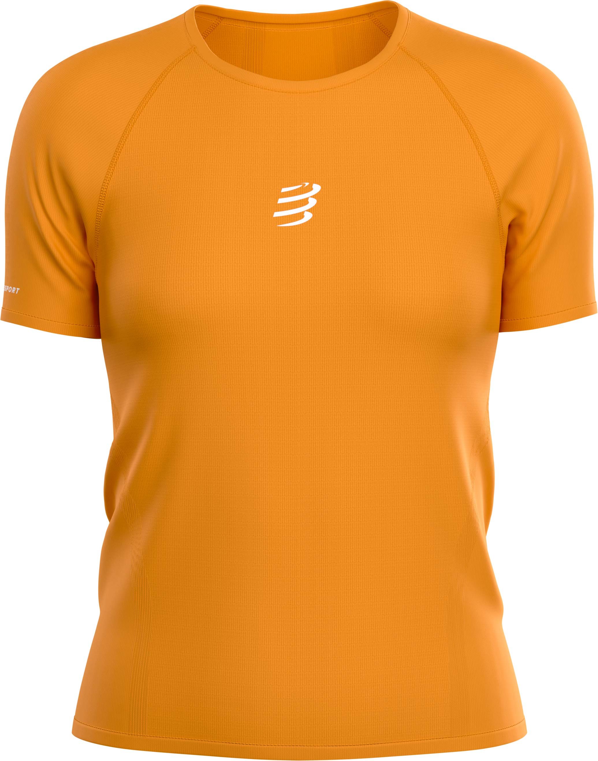 Trail Racing SS Tshirt W Apricot + Compressport