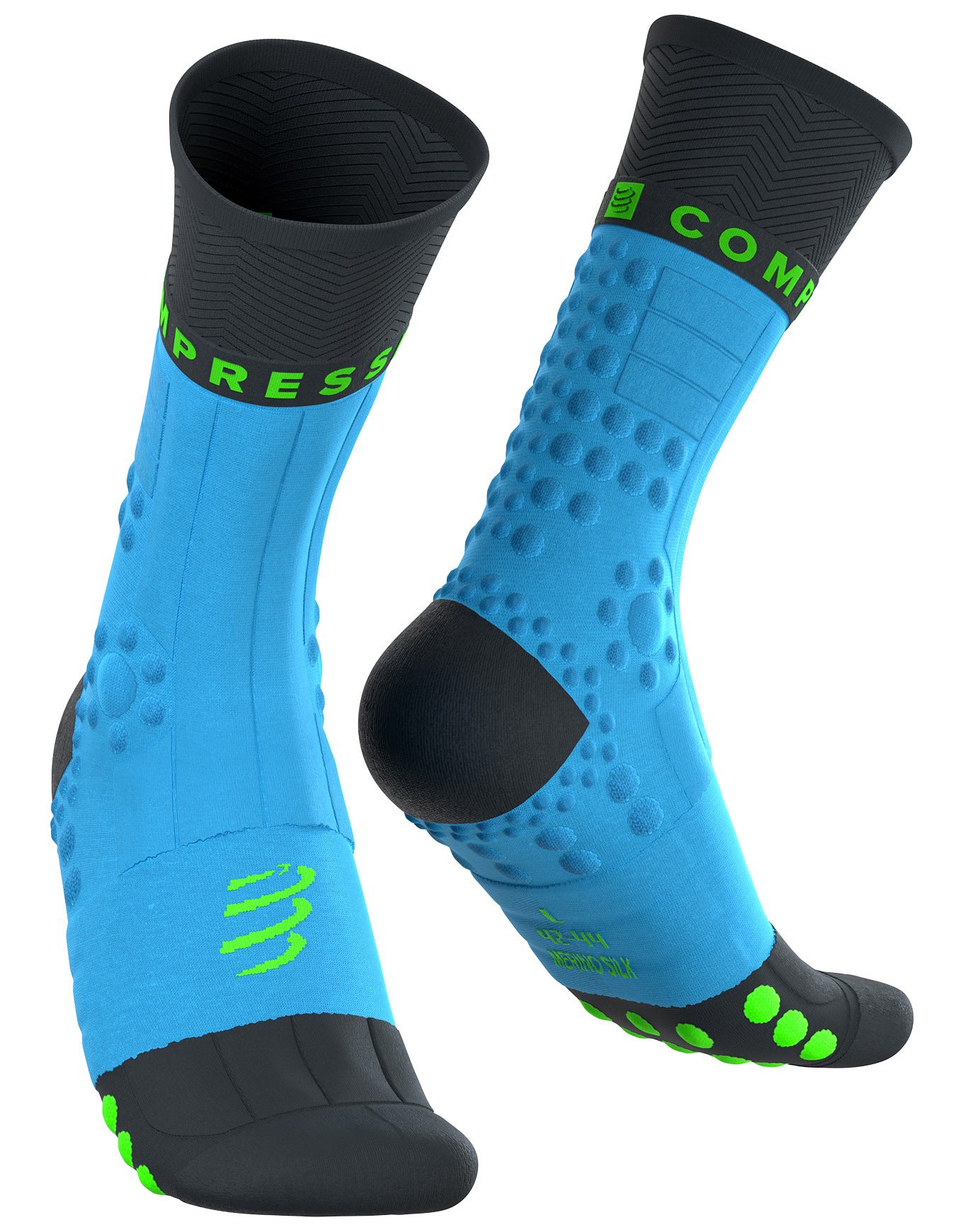 Pro Racing Socks Winter Trail Norse Blue/Black + Compressport