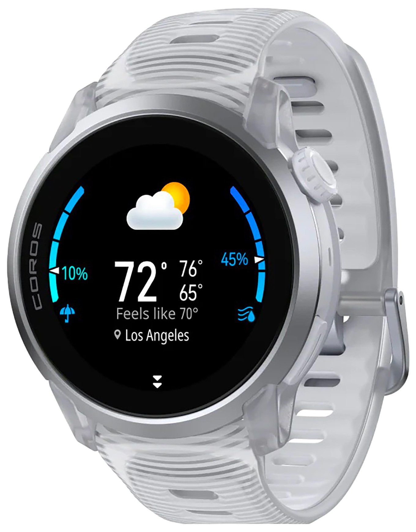 Pace 4 Silicone White Cloud + Coros
