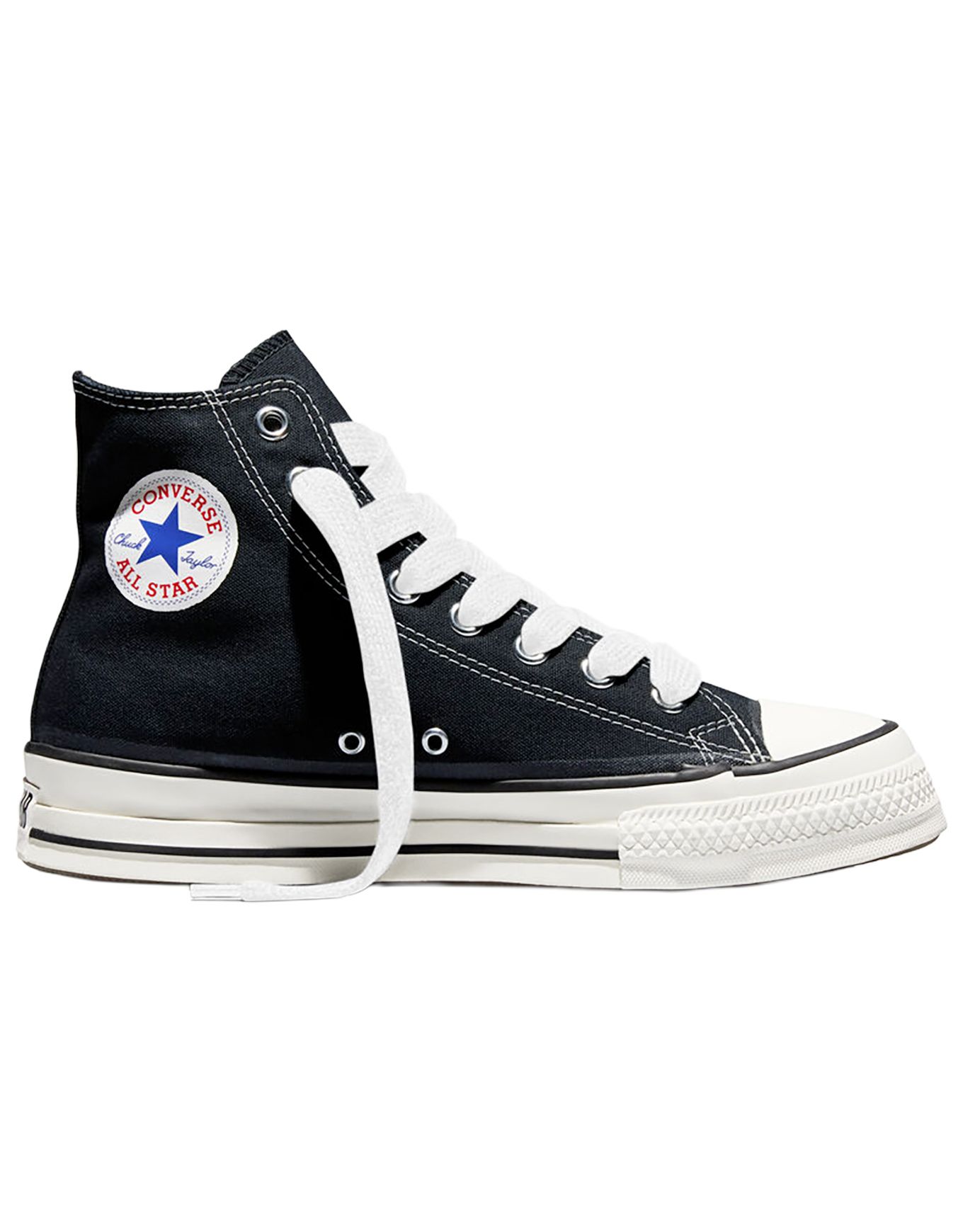 Chuck Taylor Throwback High Black/Vintage White/Red + Converse