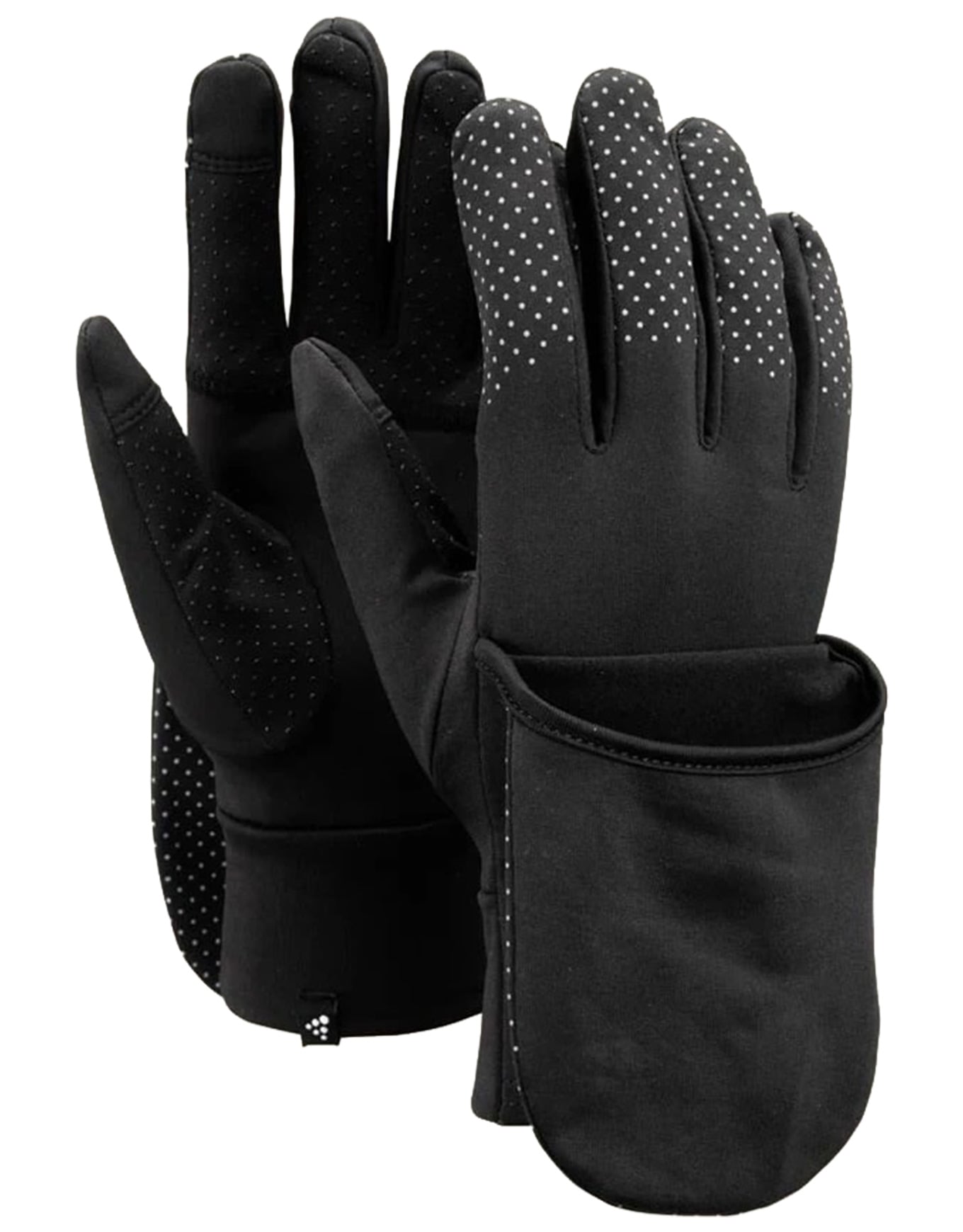 Lumen Fleece Hybrid Glove 2 Black + Craft