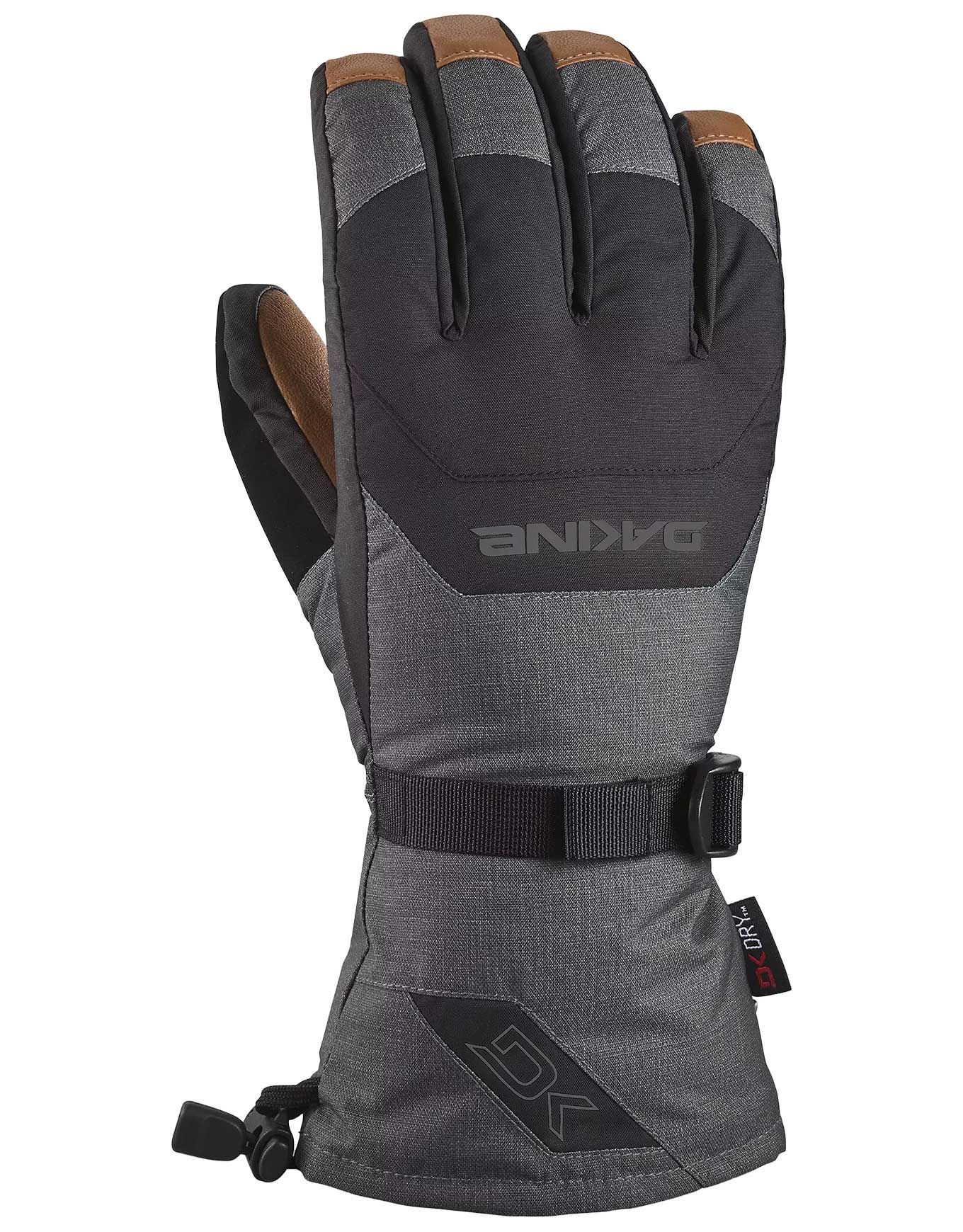 Leather Scout Glove Carbon + Dakine