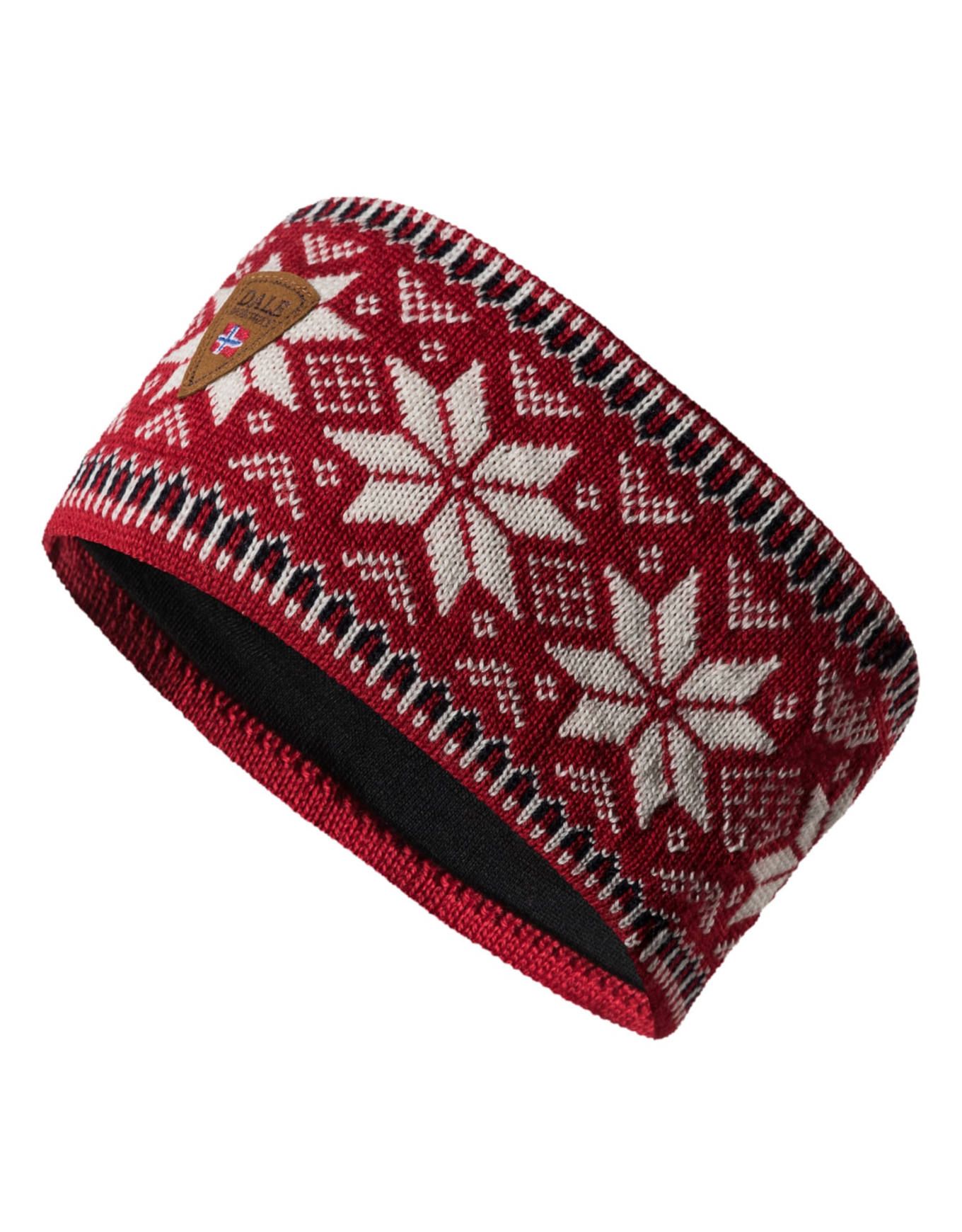 Garmisch Headband Raspberry Off White Navy + Dale of Norway