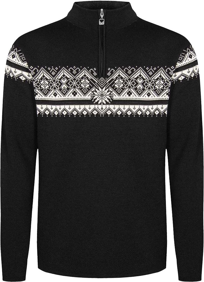 Moritz M Sweater Black Offwhite Darkcharcoal + Dale of Norway