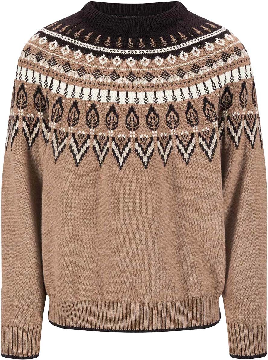 Sula M Sweater Mountainstone Coffee Sand + Dale of Norway