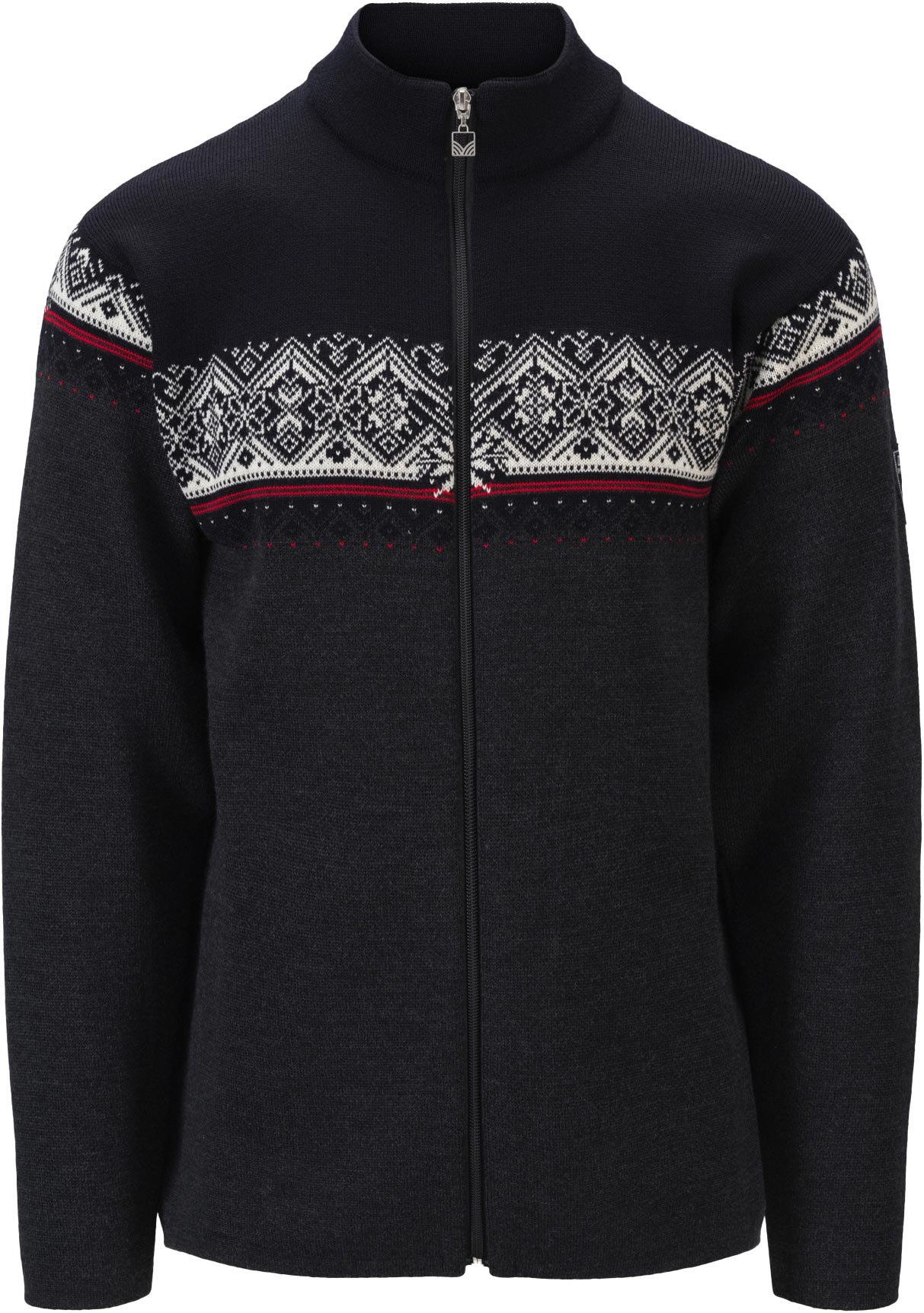 Moritz M Jacket Darkcharcoal Black Offwhite + Dale of Norway