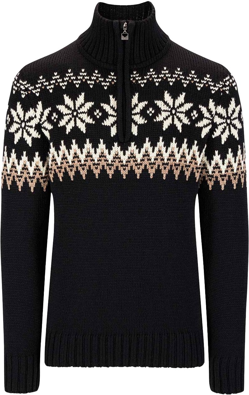 Myking M Sweater Black Brown Offwhite + Dale of Norway