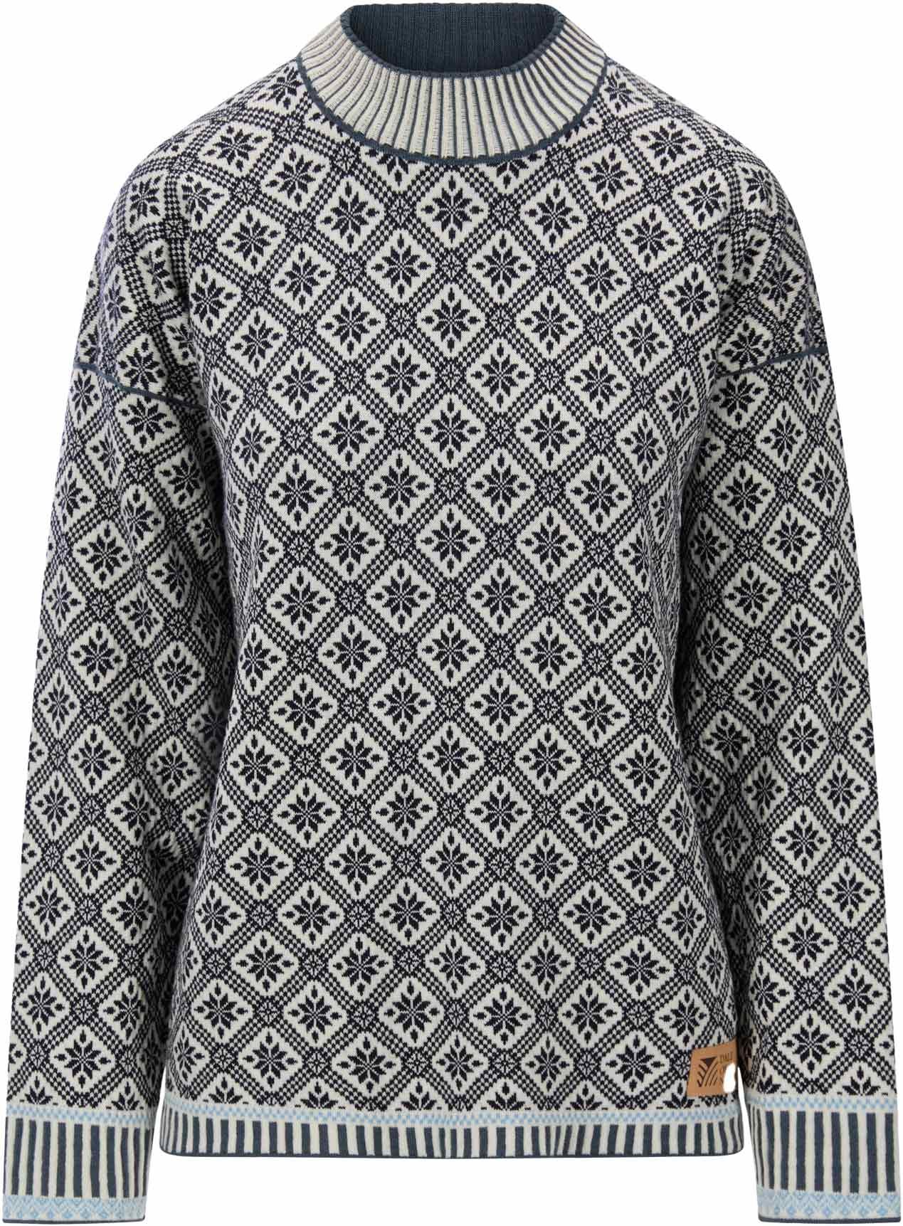 Lang�y W Sweater Marine Offwhite + Dale of Norway
