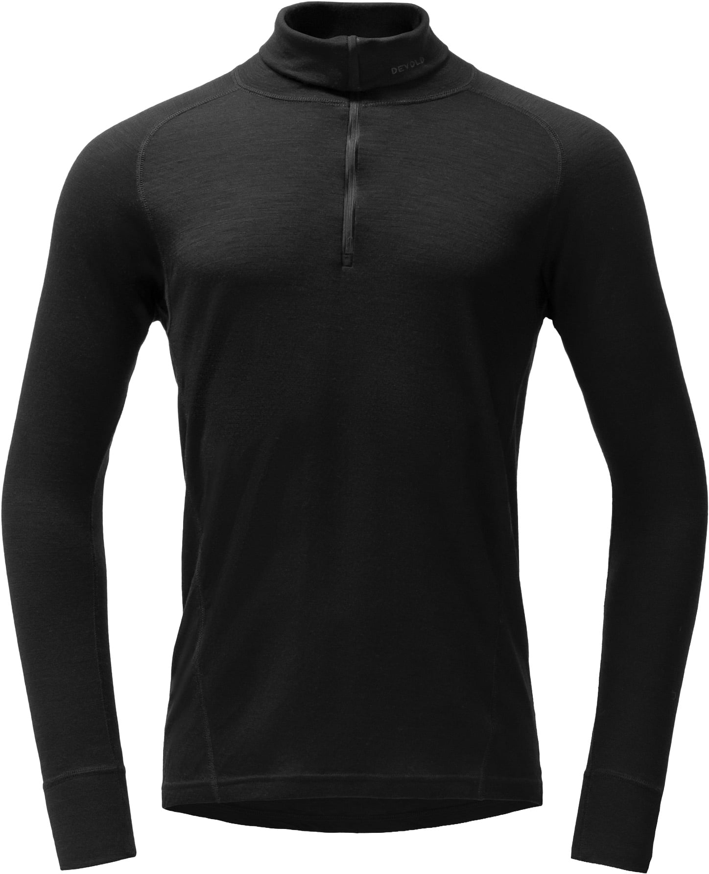 Duo Active Merino 205 Z.Neck M Black + Devold of Norway