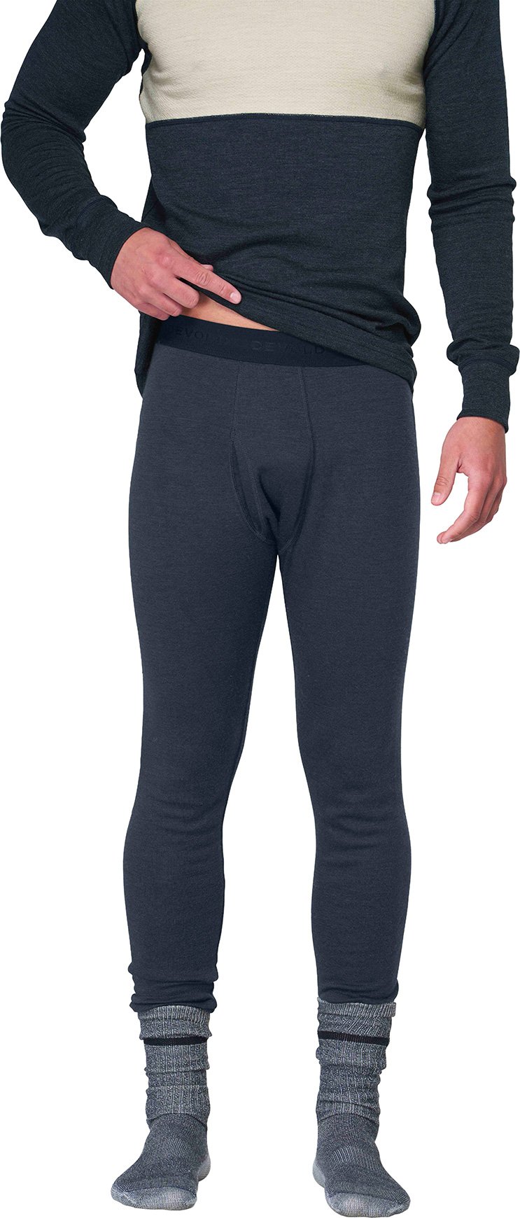 Expedition Merino Silk Longs M Ink + Devold of Norway