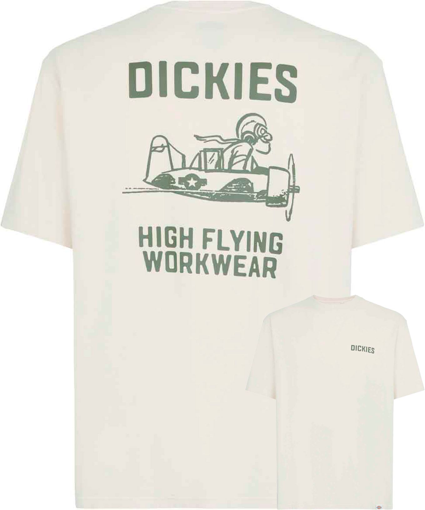 High Flying Workwear Tee SS Cloud + Dickies