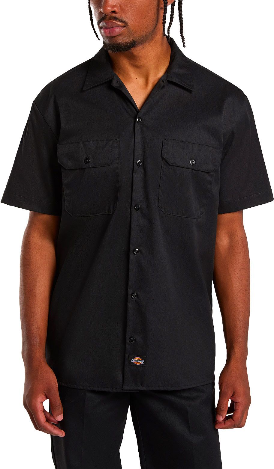 Work Shirt SS Rec Black + Dickies