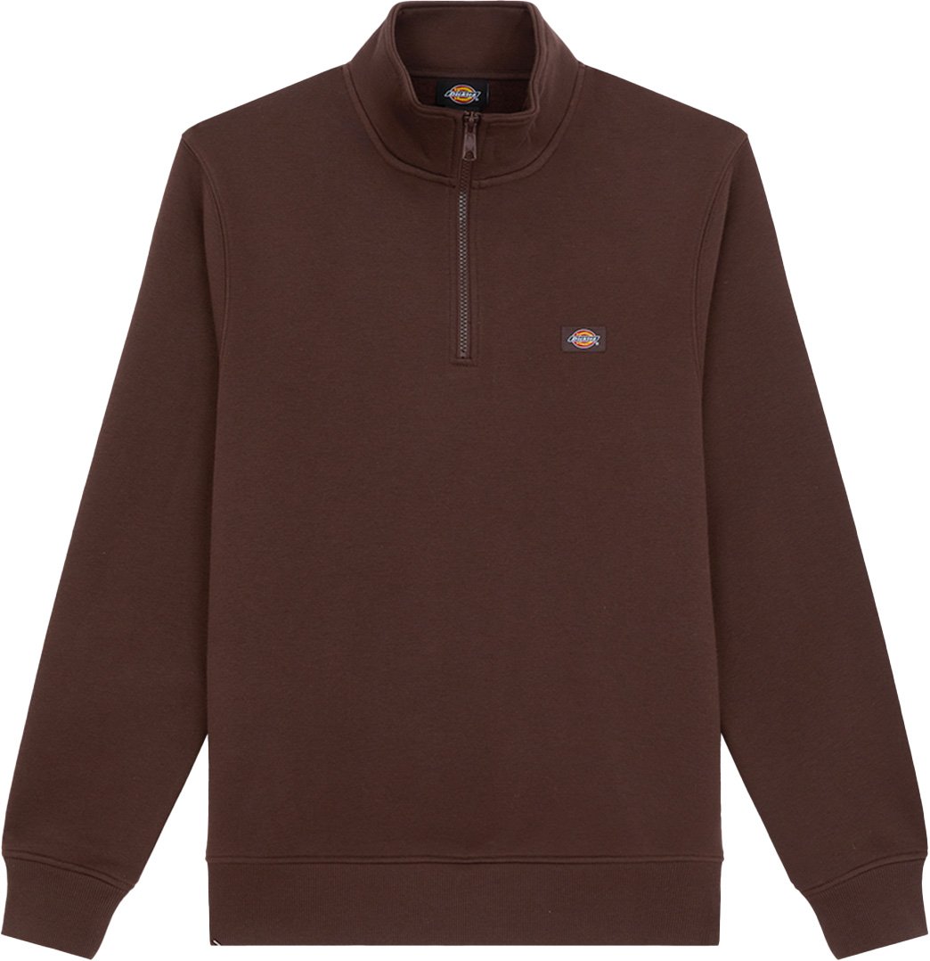 Oakport Quarter Zip Chocolate Brown + Dickies