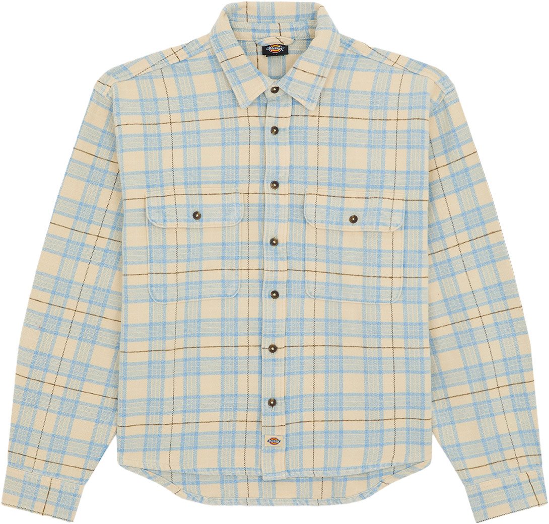 Dad Flannel Shirt Wood Ash + Dickies