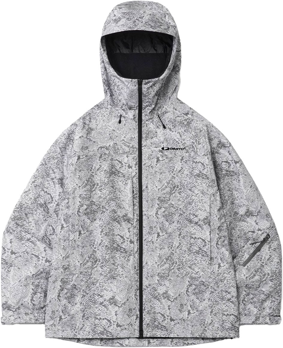 Works Reflective Line Jacket Rockpile Snake + Dimito