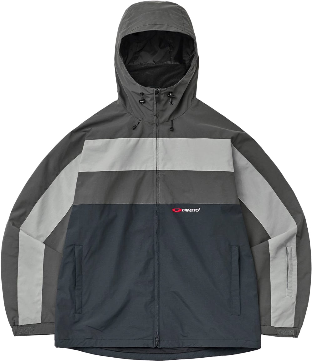 Line Block Jacket Dark Navy + Dimito